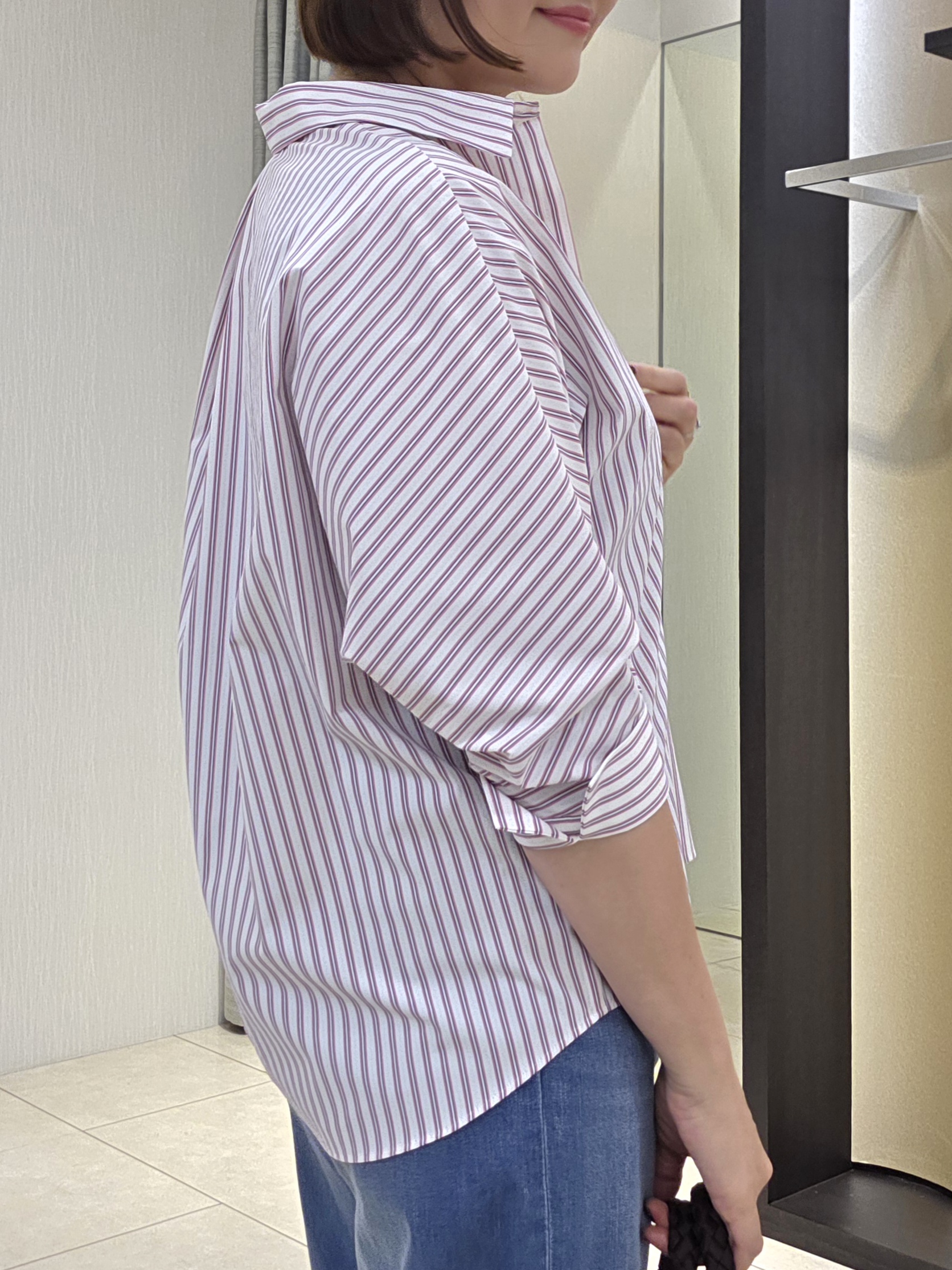 naokoさんの「UNTITLED｜【接触冷感/吸水速乾/UVカット】ドルマンスリーブシャツ」を使ったコーディネート