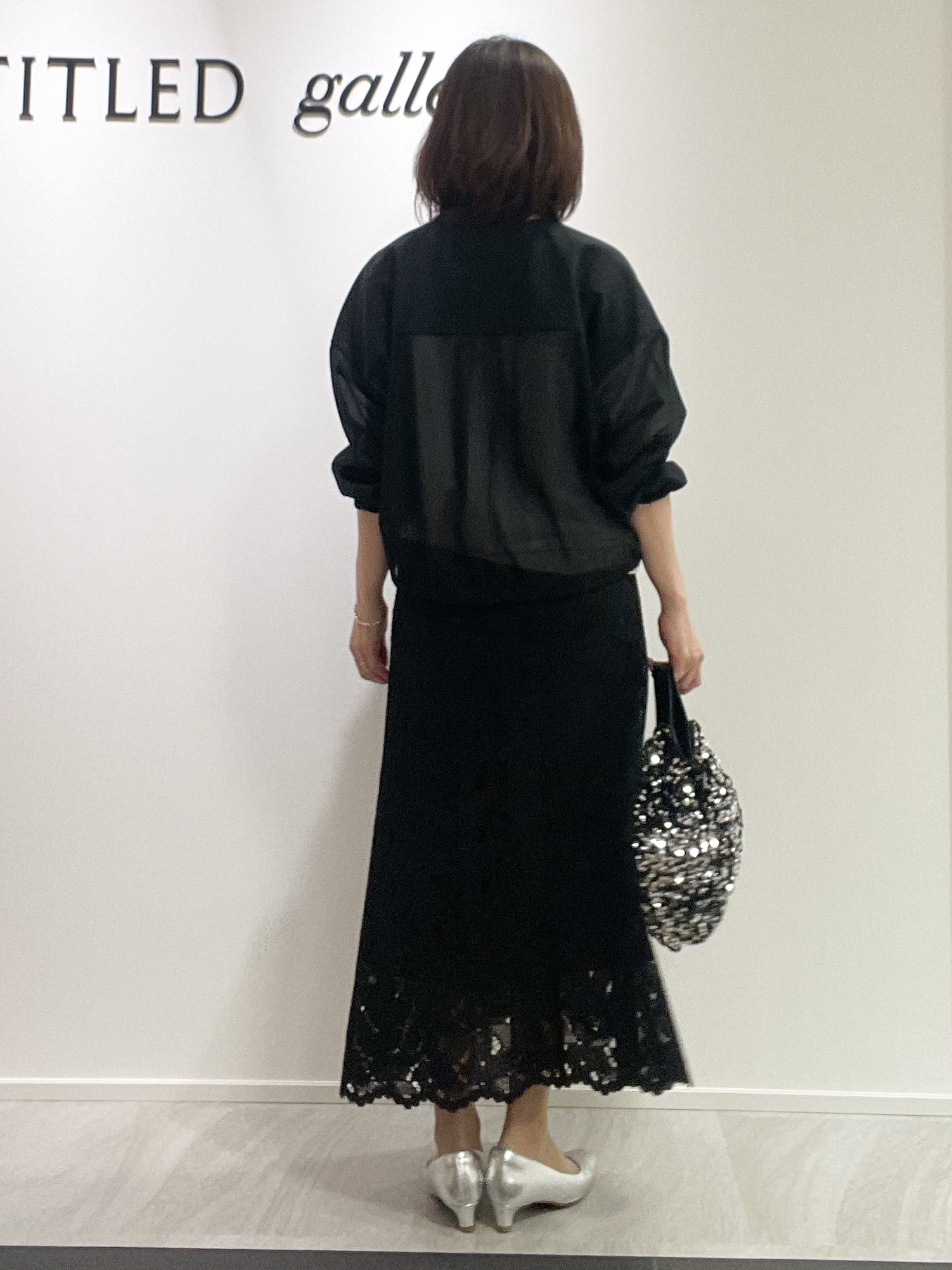めいさんの「UNTITLED｜【秋羽織り/ジップ】トリコットシアーブラウス」を使ったコーディネート