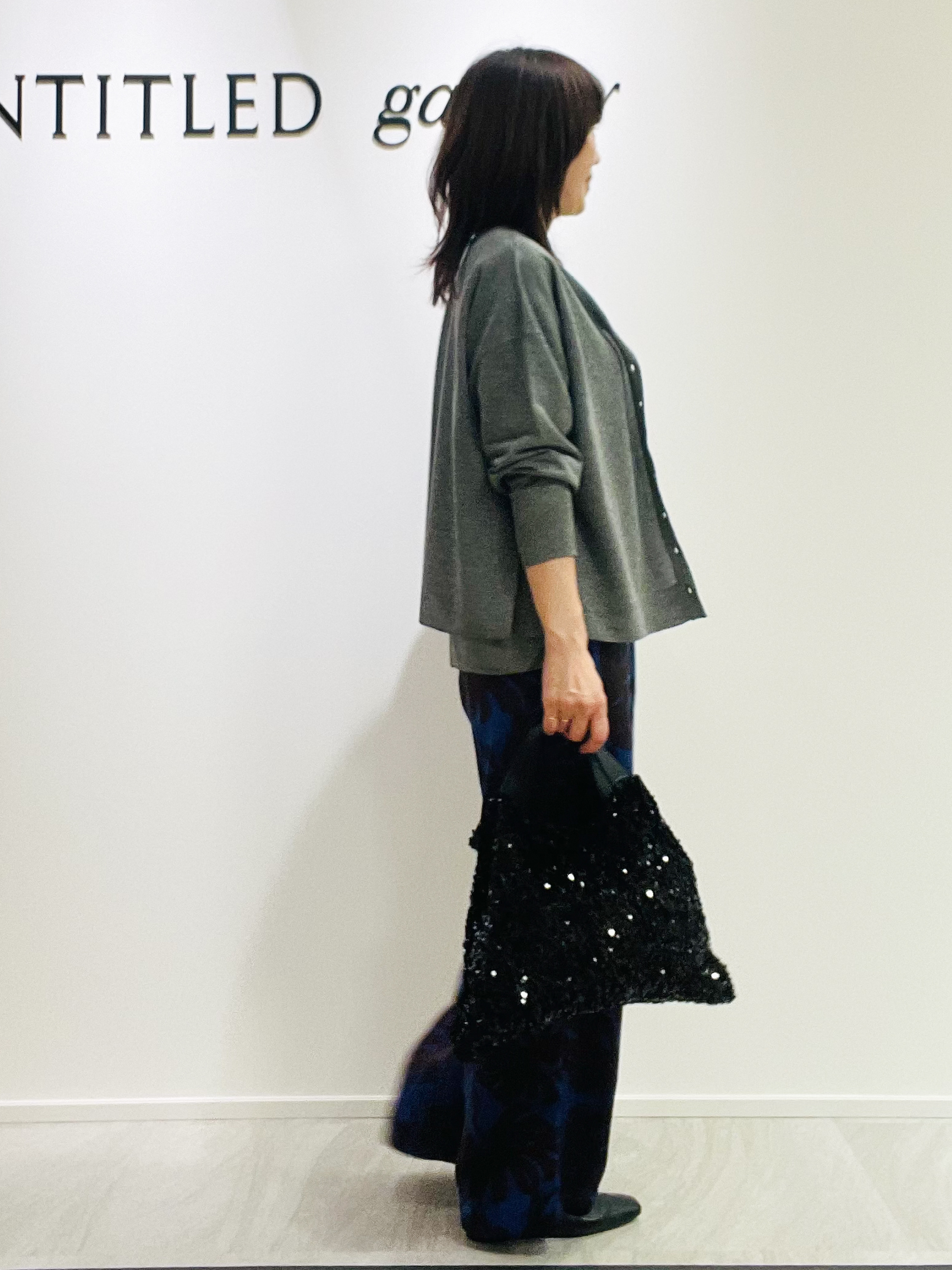 めいさんの「UNTITLED｜【アンサンブル可/秋羽織り/シアー】前後2WAYカーディガン」を使ったコーディネート