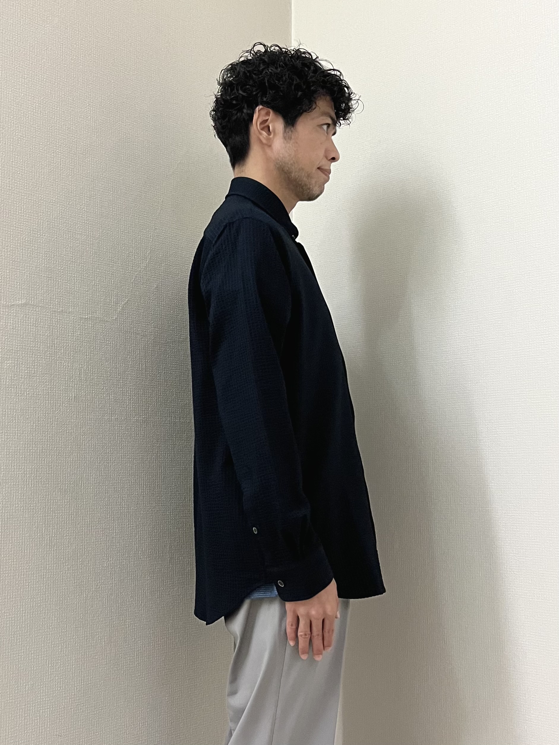URAさんの「TAKEO KIKUCHI｜【360&deg;ストレッチ／軽量】None Of Stress ライト ジャケット（セットアップ対応）」を使ったコーディネート