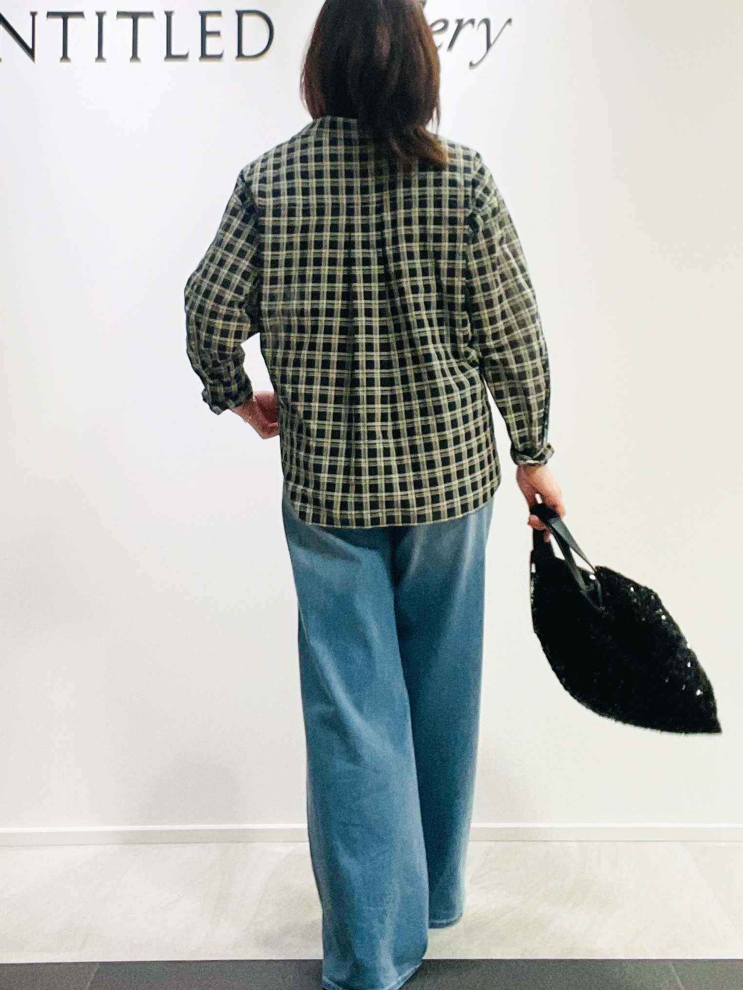 めいさんの「UNTITLED｜シアーチェックシャツブラウス」を使ったコーディネート