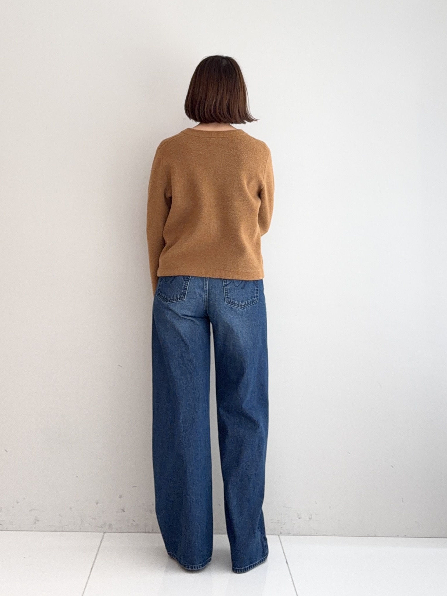 murayamaさんの「INDIVI｜【軽やか】ブークレニットジャケット」を使ったコーディネート