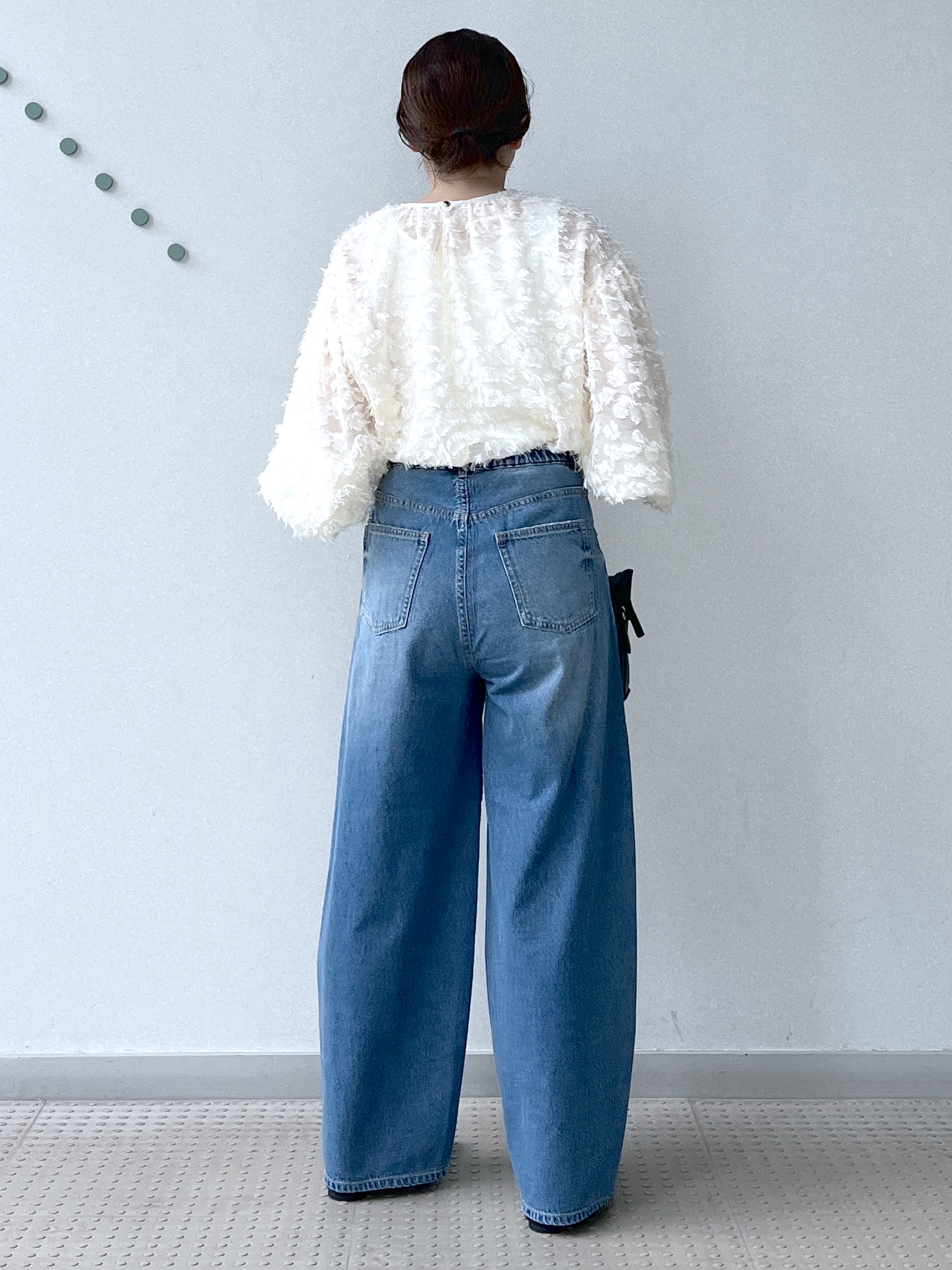 Soeさんの「DRESSTERIOR｜【着映え】シアージャカード プルオーバーブラウス」を使ったコーディネート