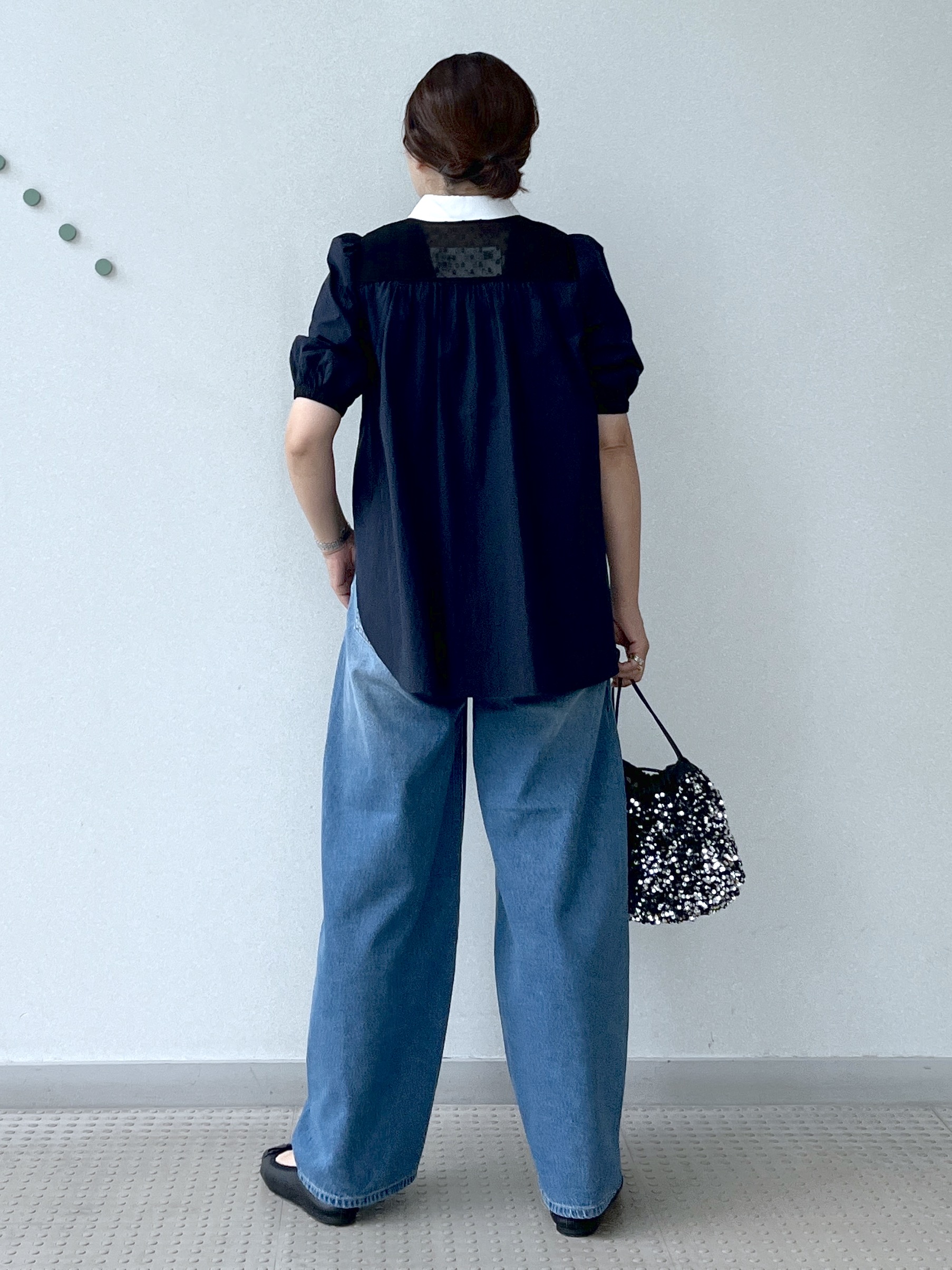 Soeさんの「DRESSTERIOR｜【着映え】ブザム チュニックブラウス」を使ったコーディネート