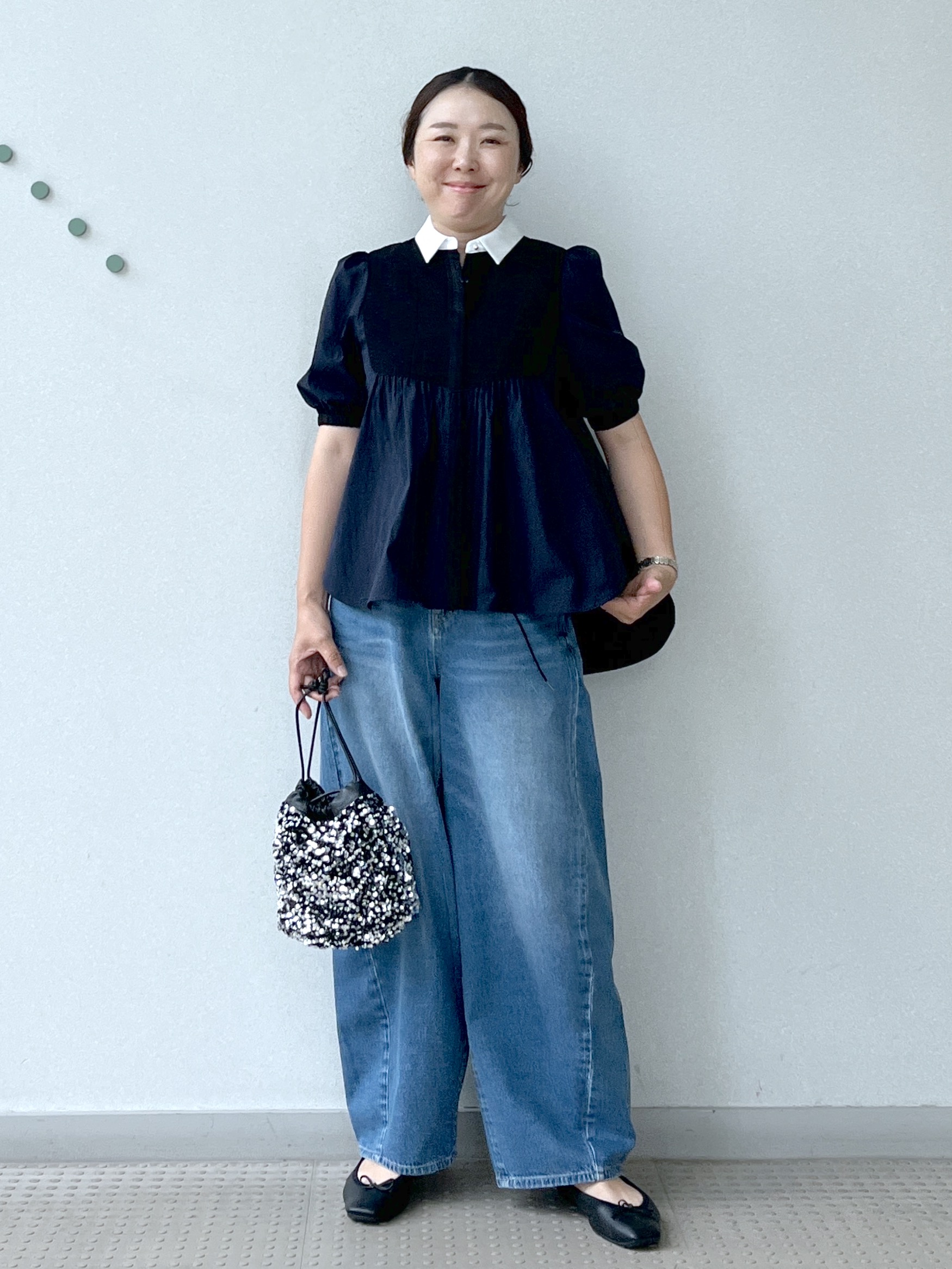 Soeさんの「DRESSTERIOR｜【着映え】ブザム チュニックブラウス」を使ったコーディネート