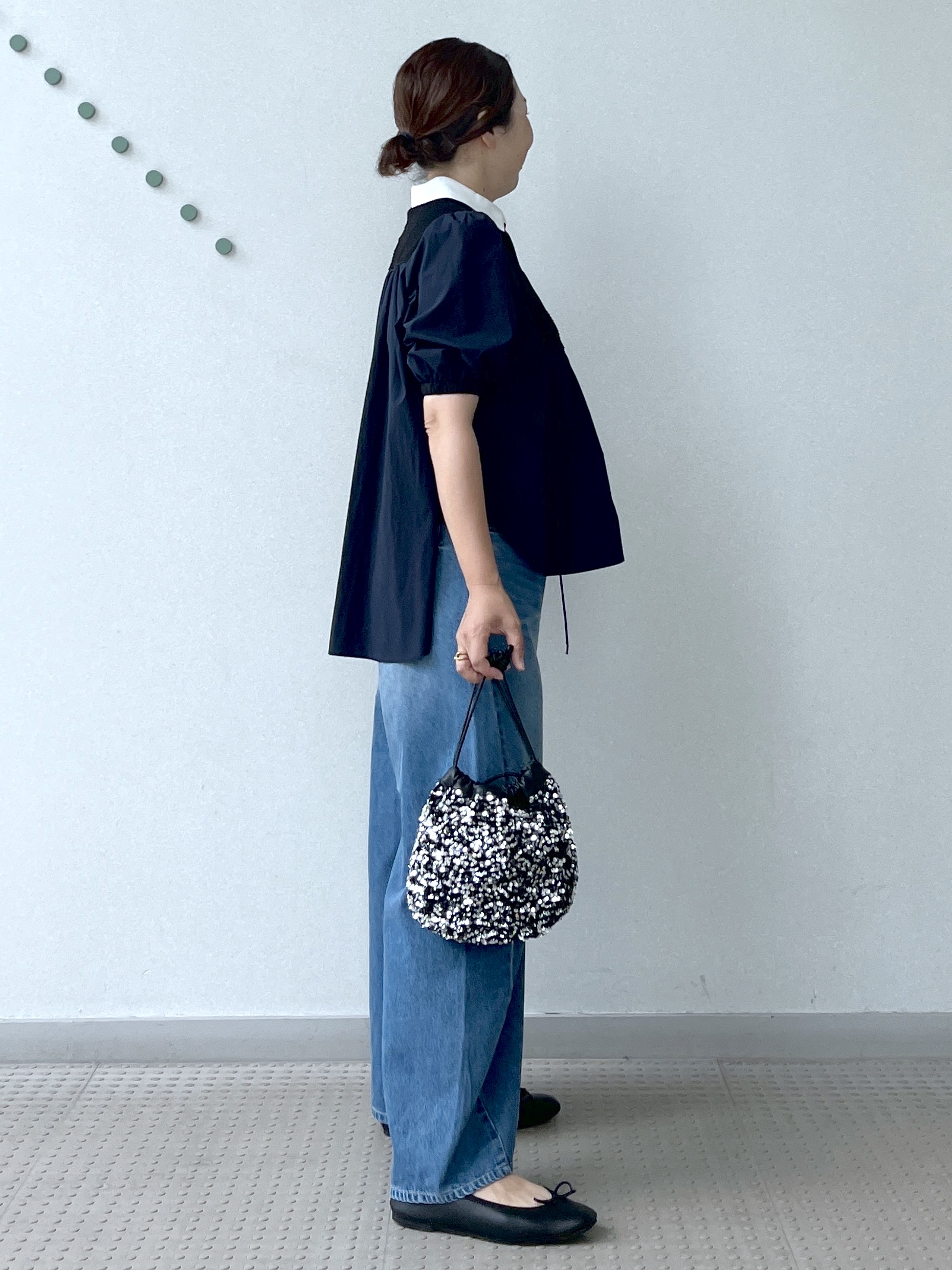 Soeさんの「DRESSTERIOR｜【着映え】ブザム チュニックブラウス」を使ったコーディネート