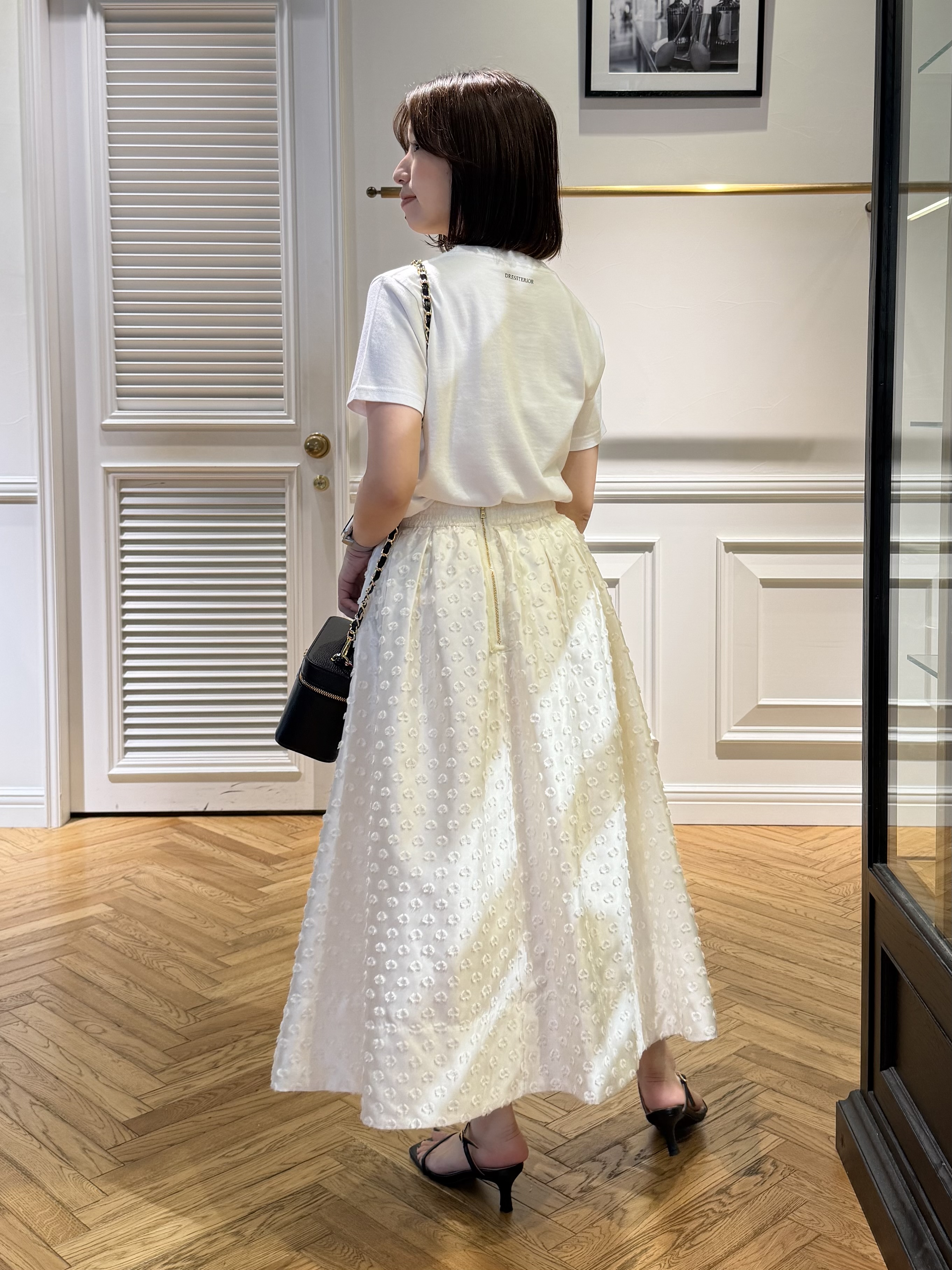 つじ まこさんの「DRESSTERIOR｜【別注】マリリンモンロー/オフショットプリントT」を使ったコーディネート
