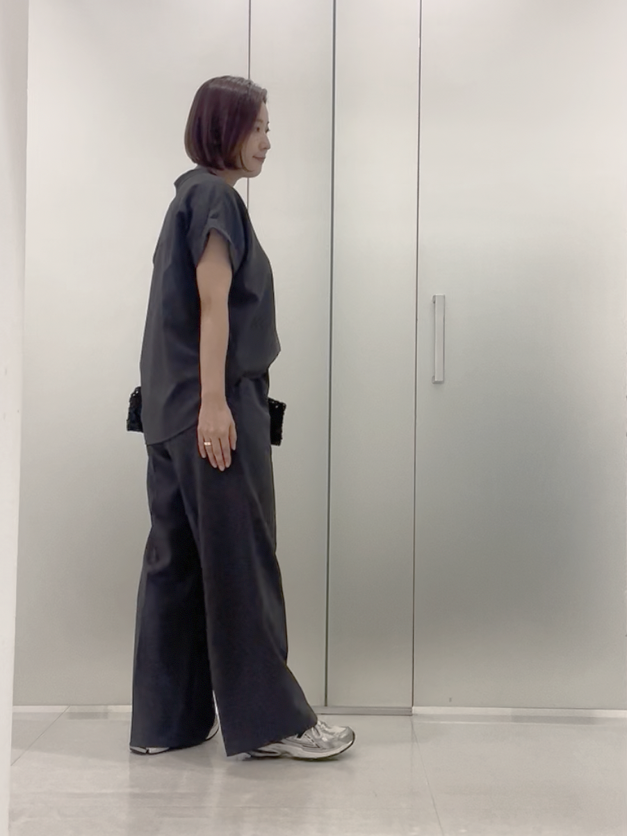 まどかさんの「UNTITLED｜【セットアップ可/UVカット】エアリークールブラウス」を使ったコーディネート