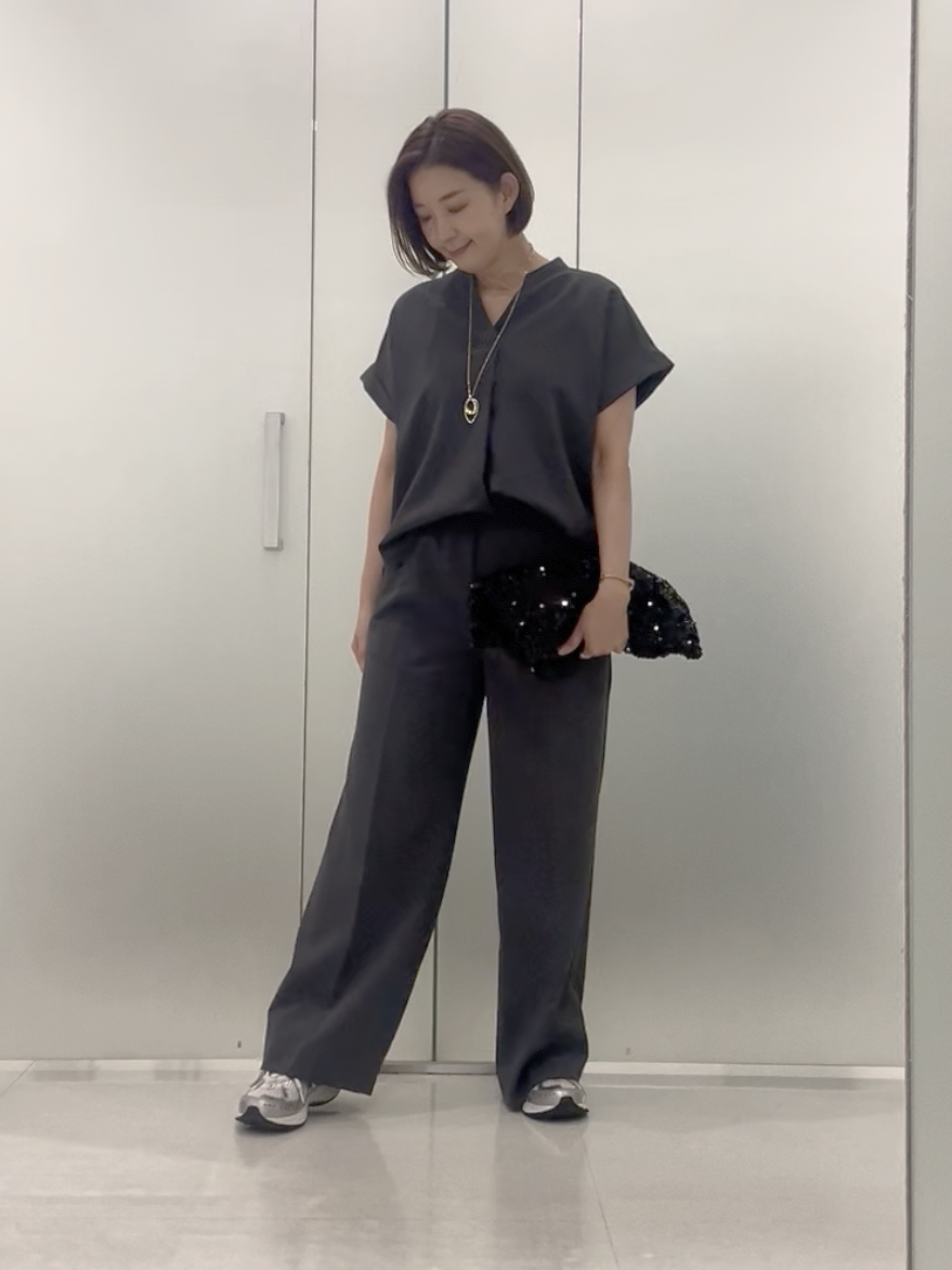 まどかさんの「UNTITLED｜【セットアップ可/UVカット】エアリークールブラウス」を使ったコーディネート