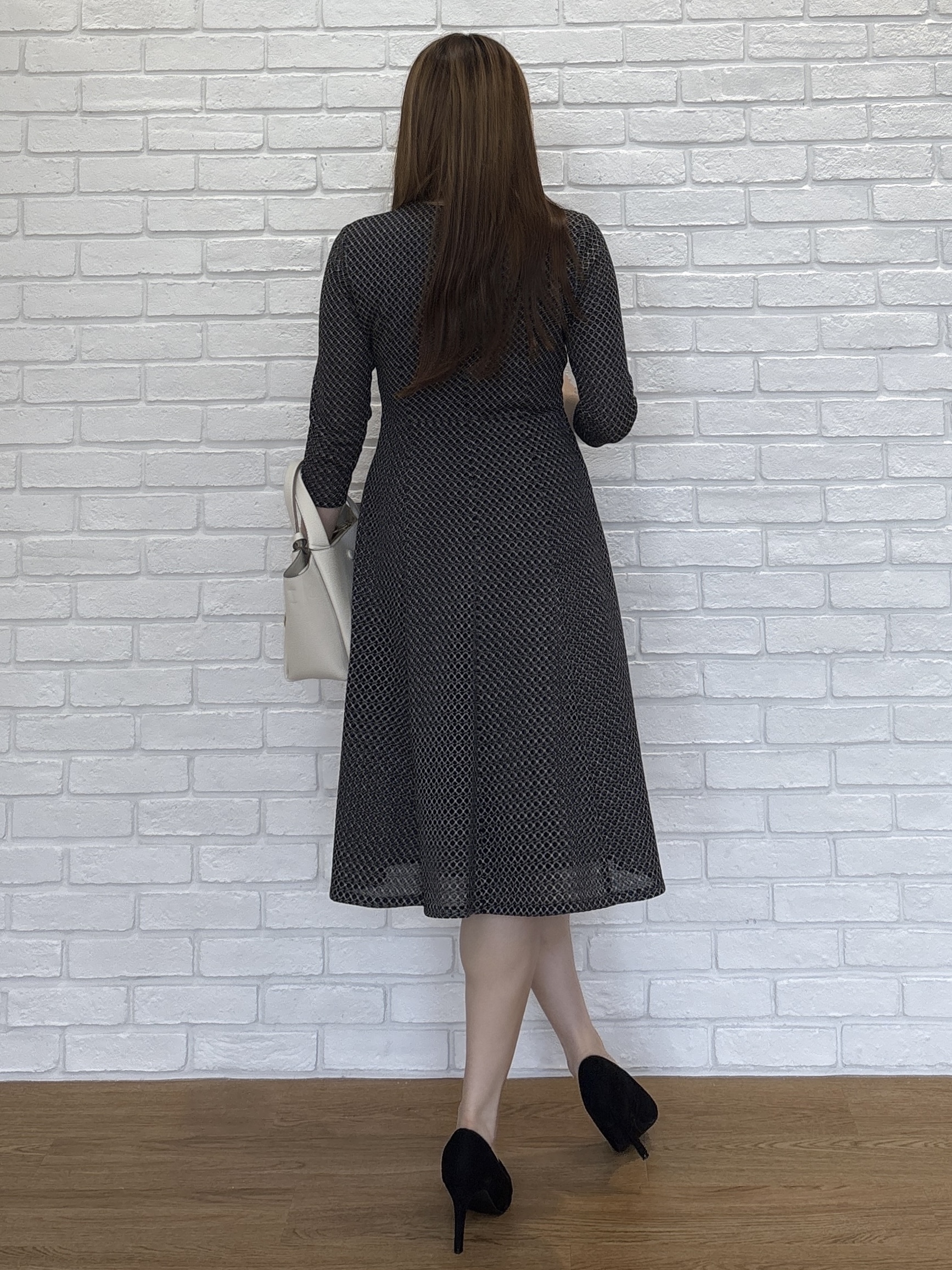 sayaさんの「COUP DE CHANCE｜【手洗い可／日本製】カシュクールワンピース」を使ったコーディネート