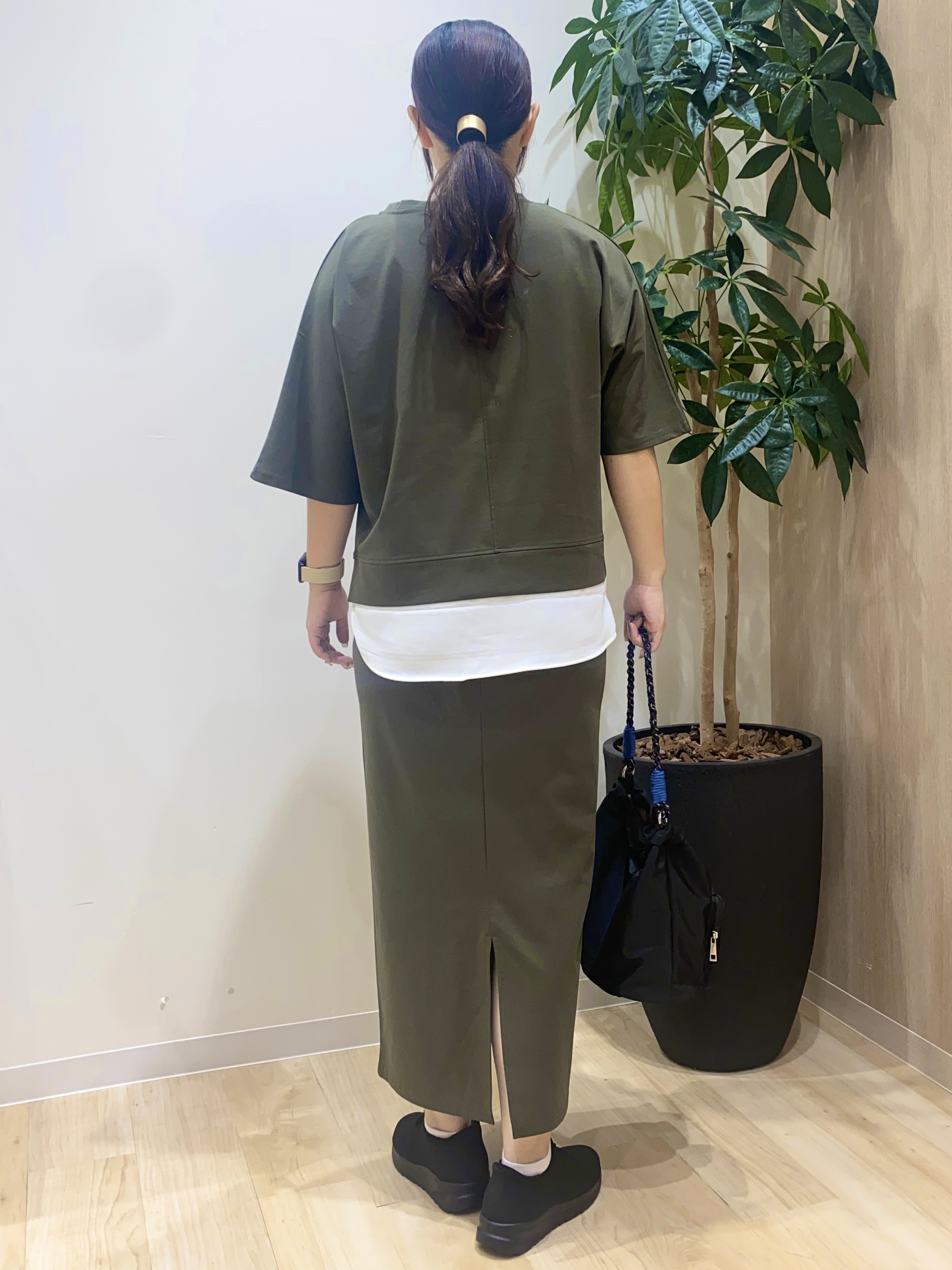 HANAさんの「grove｜【着回し◎】レイヤード風セットアップ」を使ったコーディネート