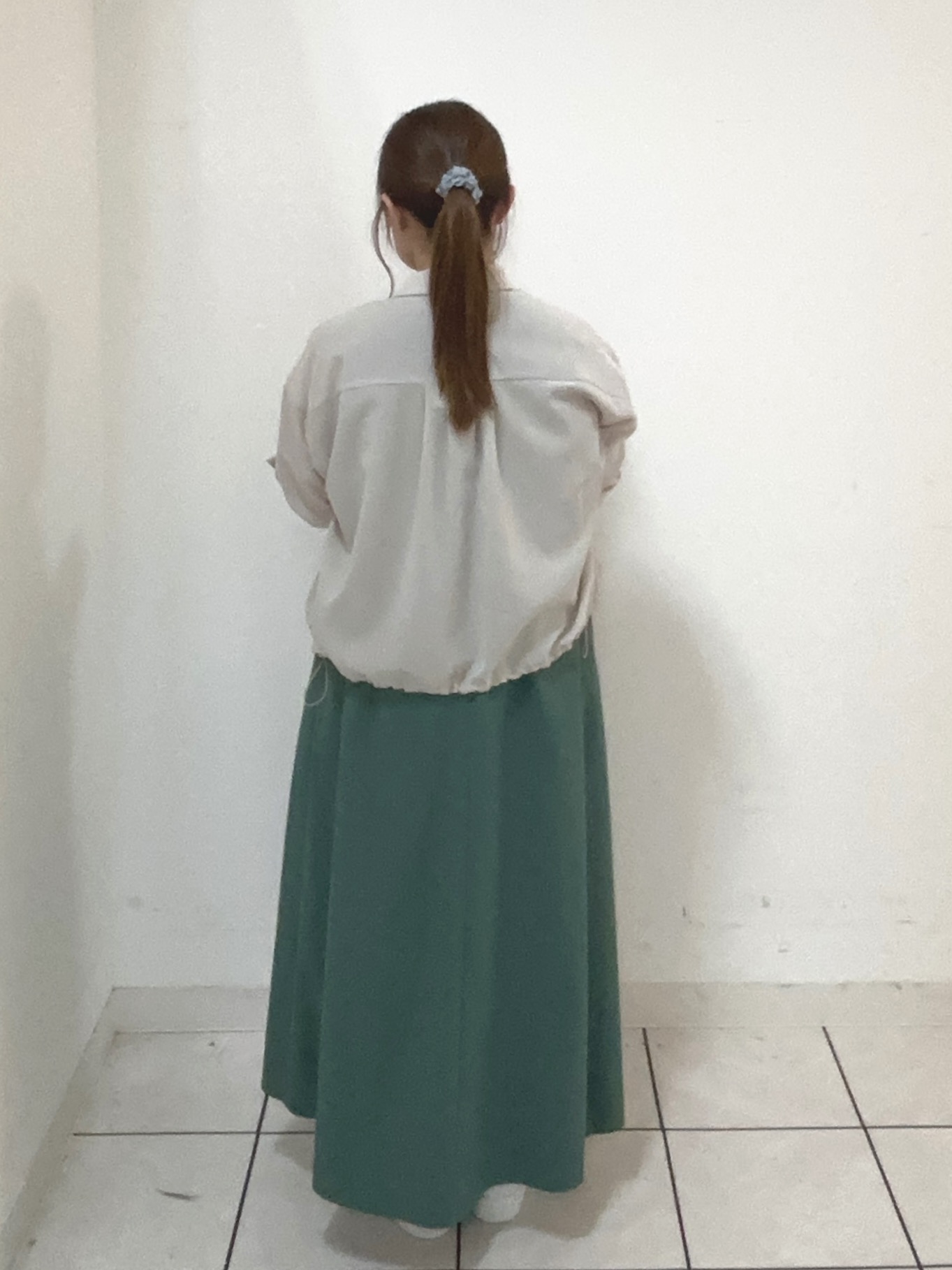 タマさんの「UNTITLED｜【残暑も快適/接触冷感/UVカット/吸水速乾】Aラインロングワンピース」を使ったコーディネート