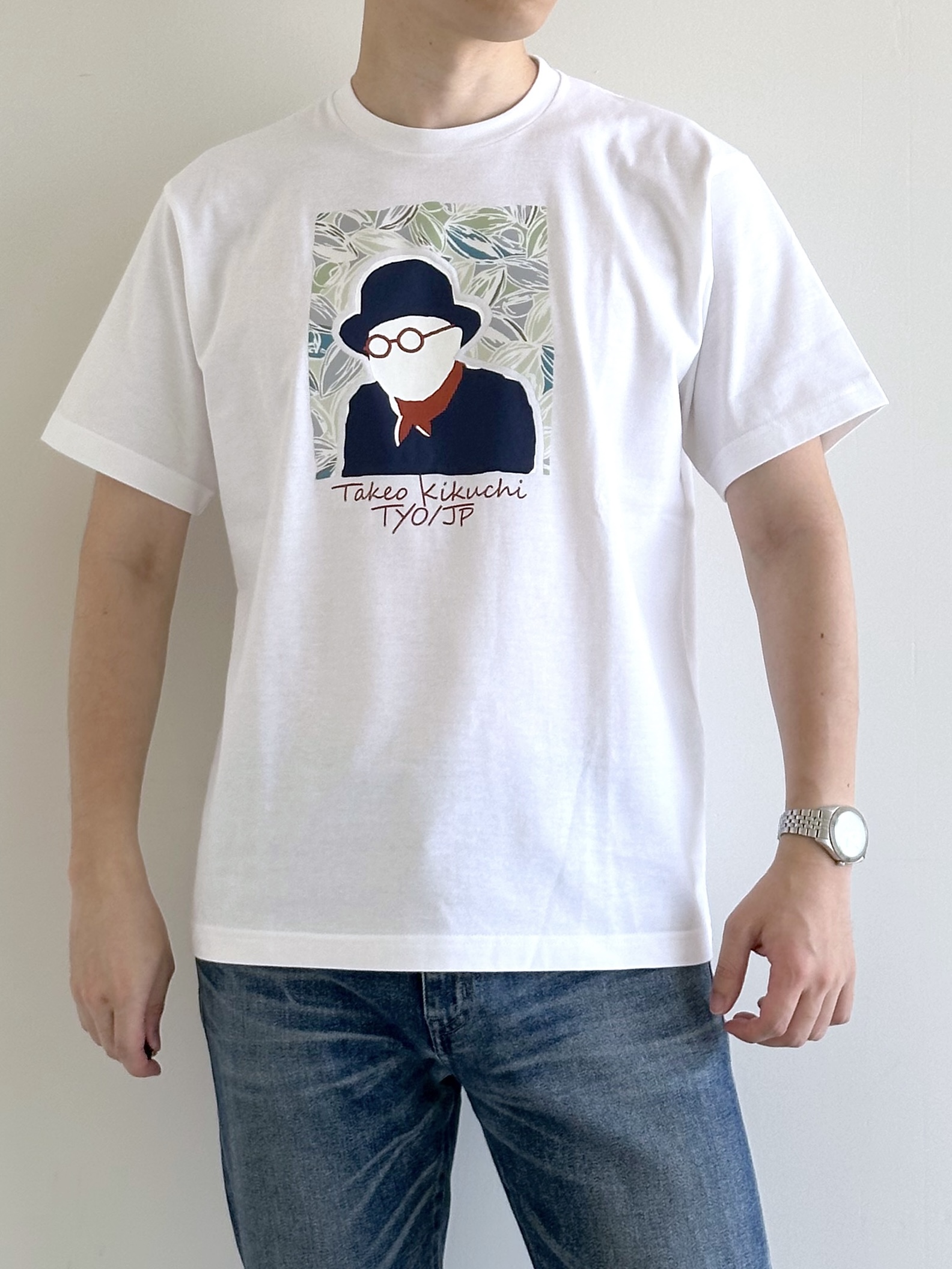 イッシーさんの「TAKEO KIKUCHI｜【日本製】DotAir（R）リゾートプリント半袖シャツ」を使ったコーディネート