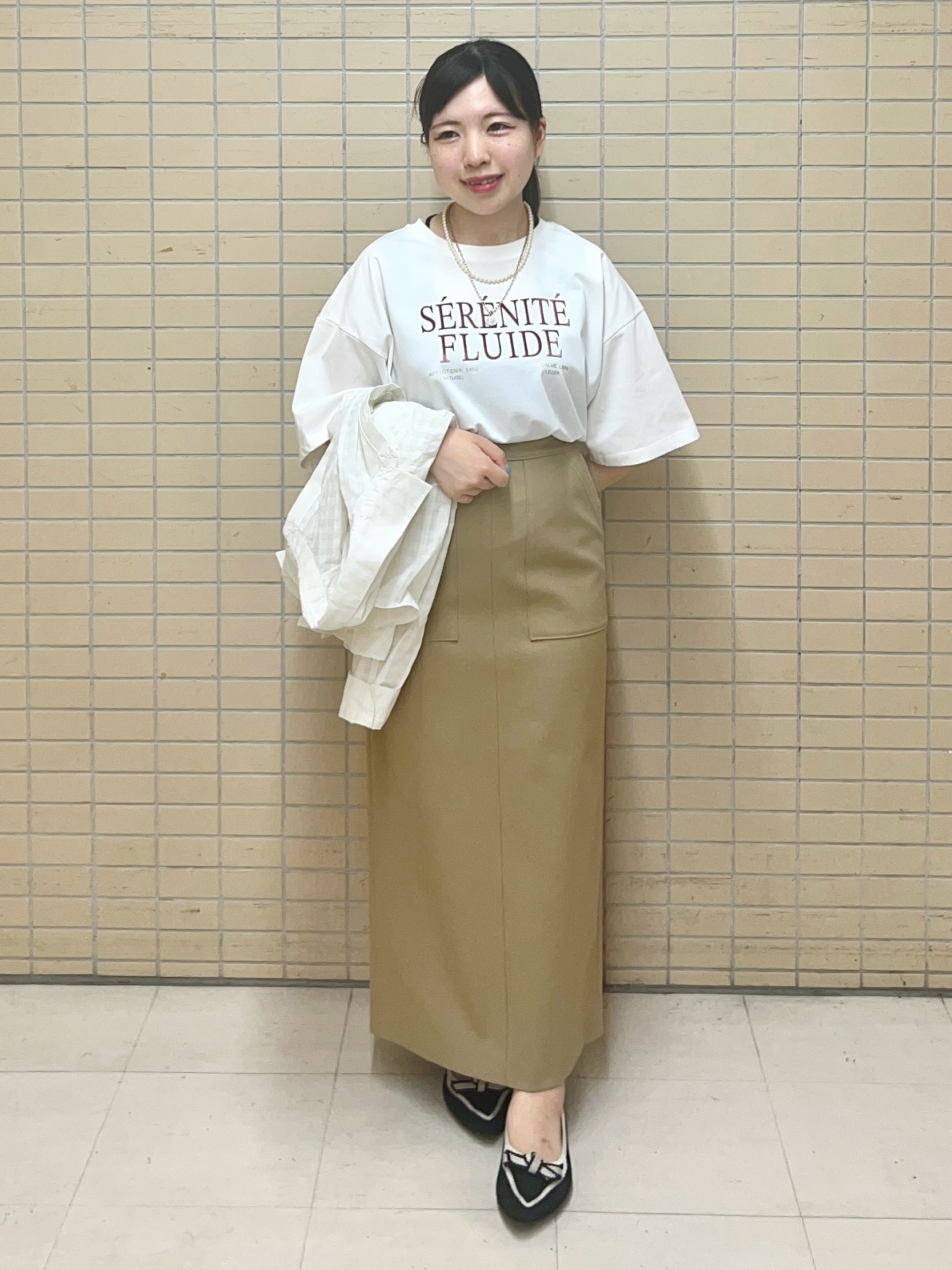 Mitsukiさんの「UNTITLED｜【丈感すっきり】ベロアプリントロゴT」を使ったコーディネート