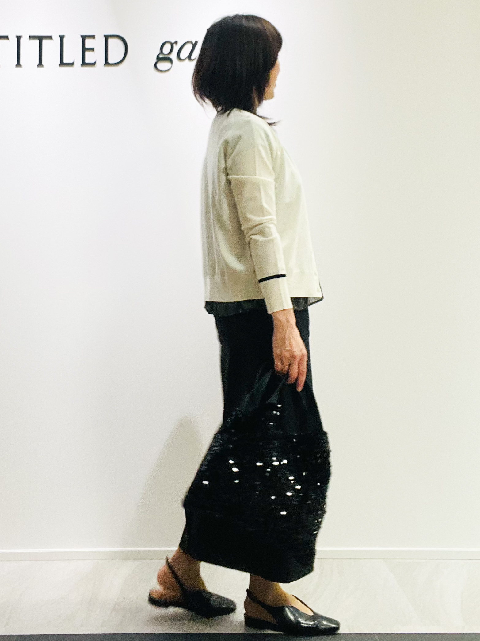めいさんの「UNTITLED｜【アンサンブル可能/秋羽織り】コンパクトニットカーディガン」を使ったコーディネート