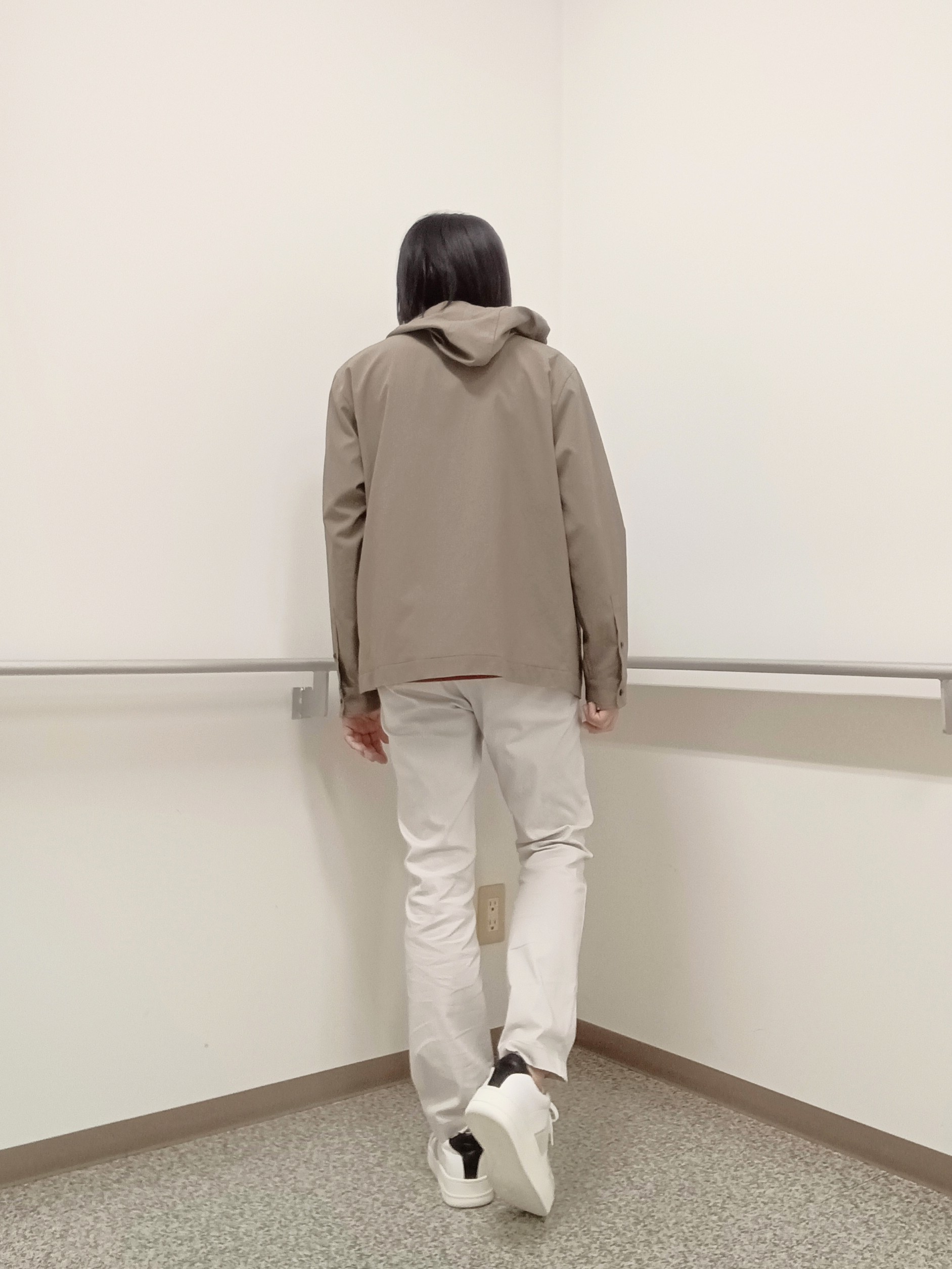 moritaさんの「TAKEO KIKUCHI｜【撥水・洗える・シワになりにくい】 リランチェ（R） フードブルゾン」を使ったコーディネート