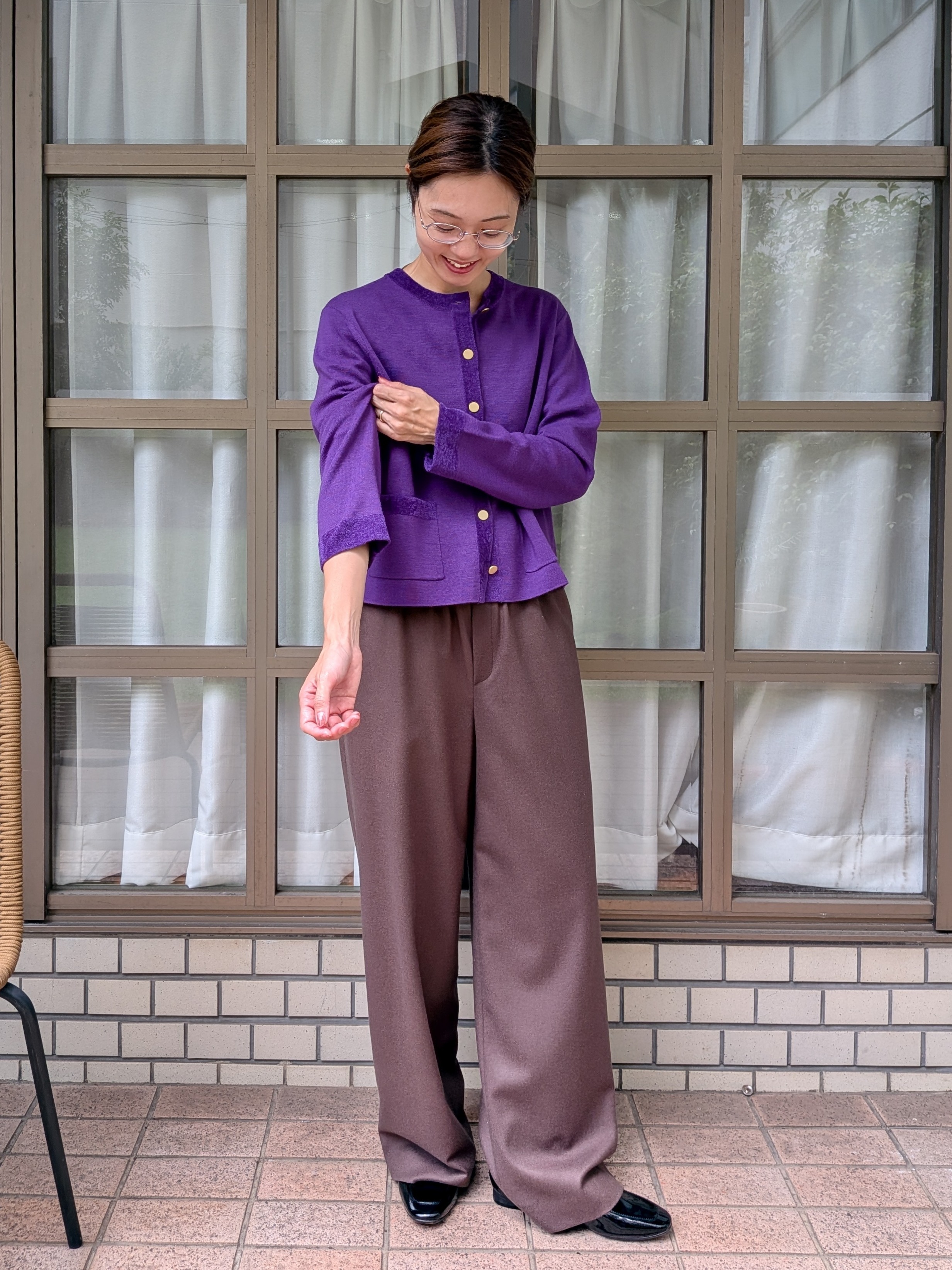 Aさんの「UNTITLED｜【セットアップ可/ウエストゴム】ウールドロストパンツ」を使ったコーディネート
