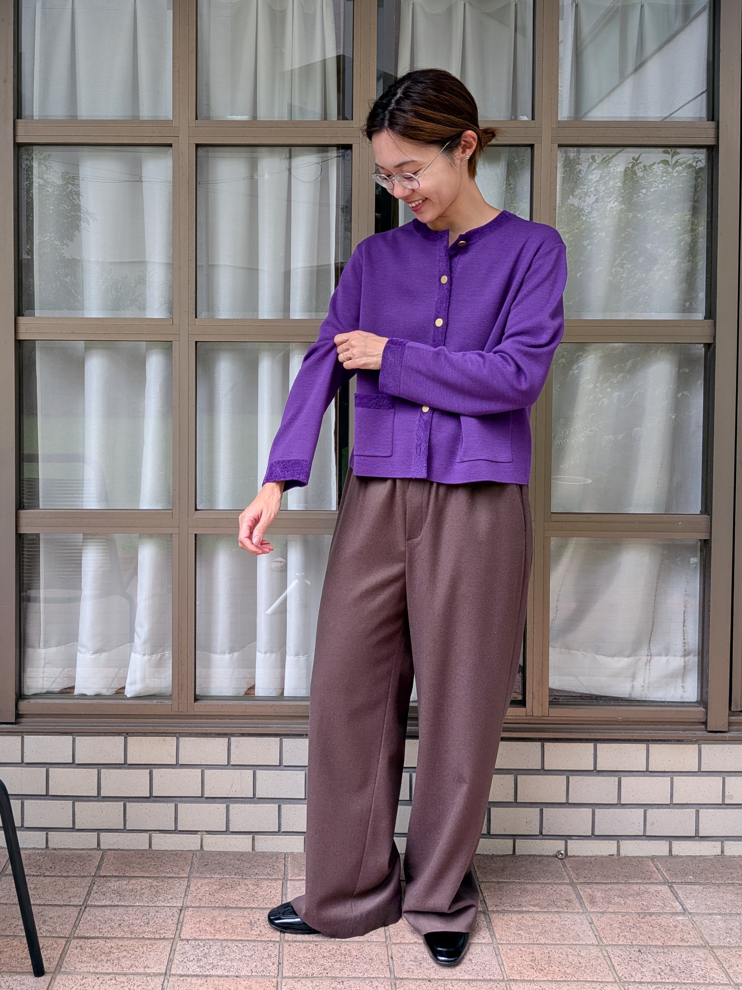 Aさんの「UNTITLED｜【セットアップ可/ウエストゴム】ウールドロストパンツ」を使ったコーディネート