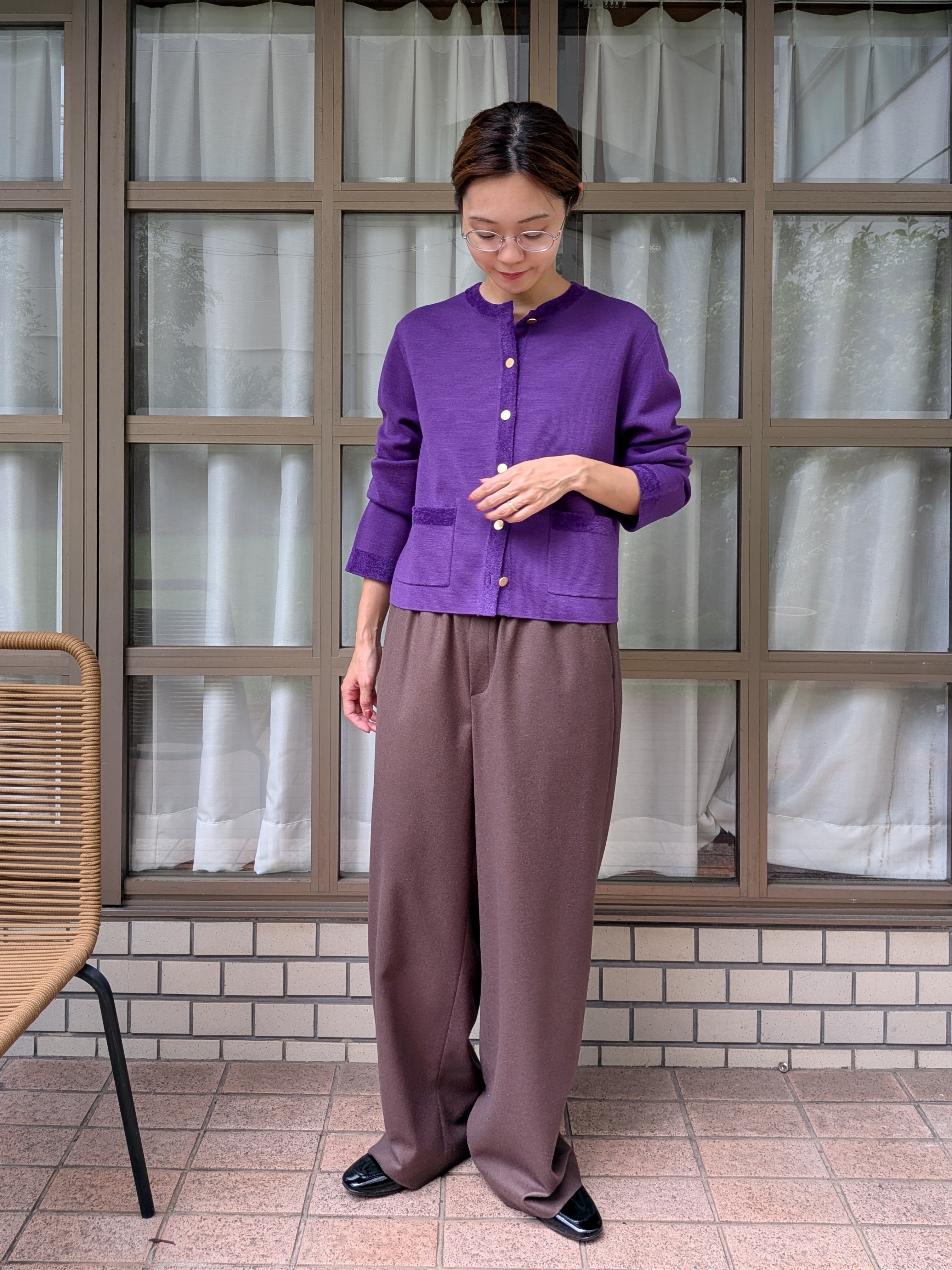Aさんの「UNTITLED｜【セットアップ可/ウエストゴム】ウールドロストパンツ」を使ったコーディネート