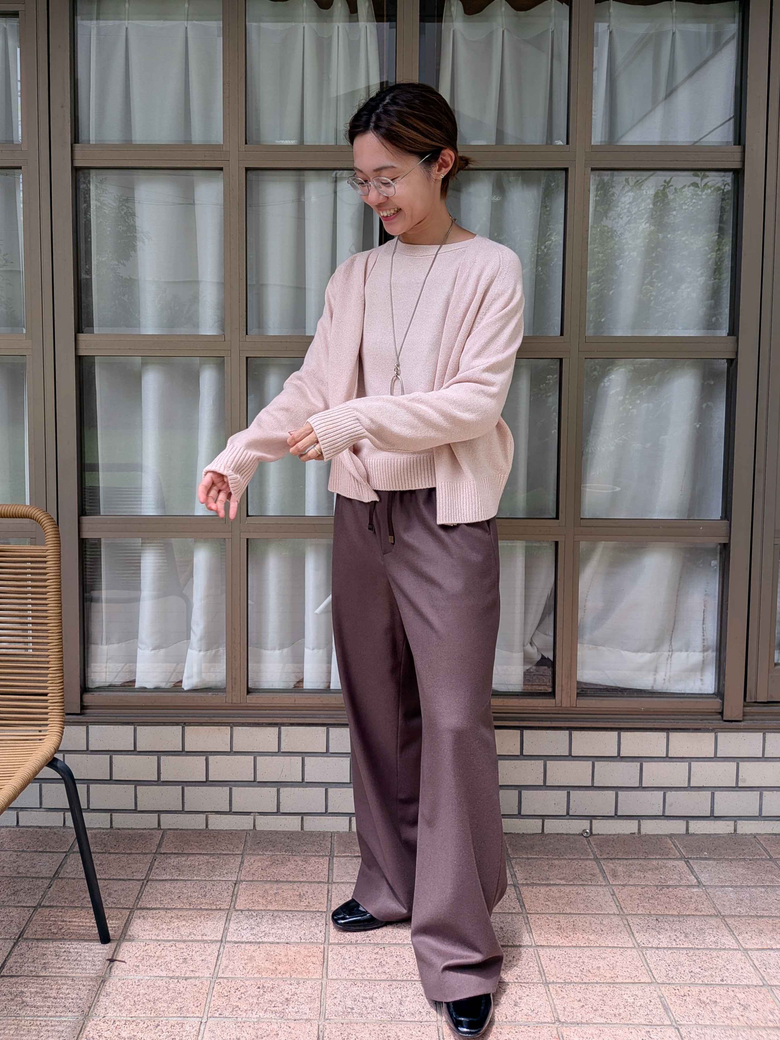 Aさんの「UNTITLED｜【店頭人気！】杢調ジップカーディガン」を使ったコーディネート