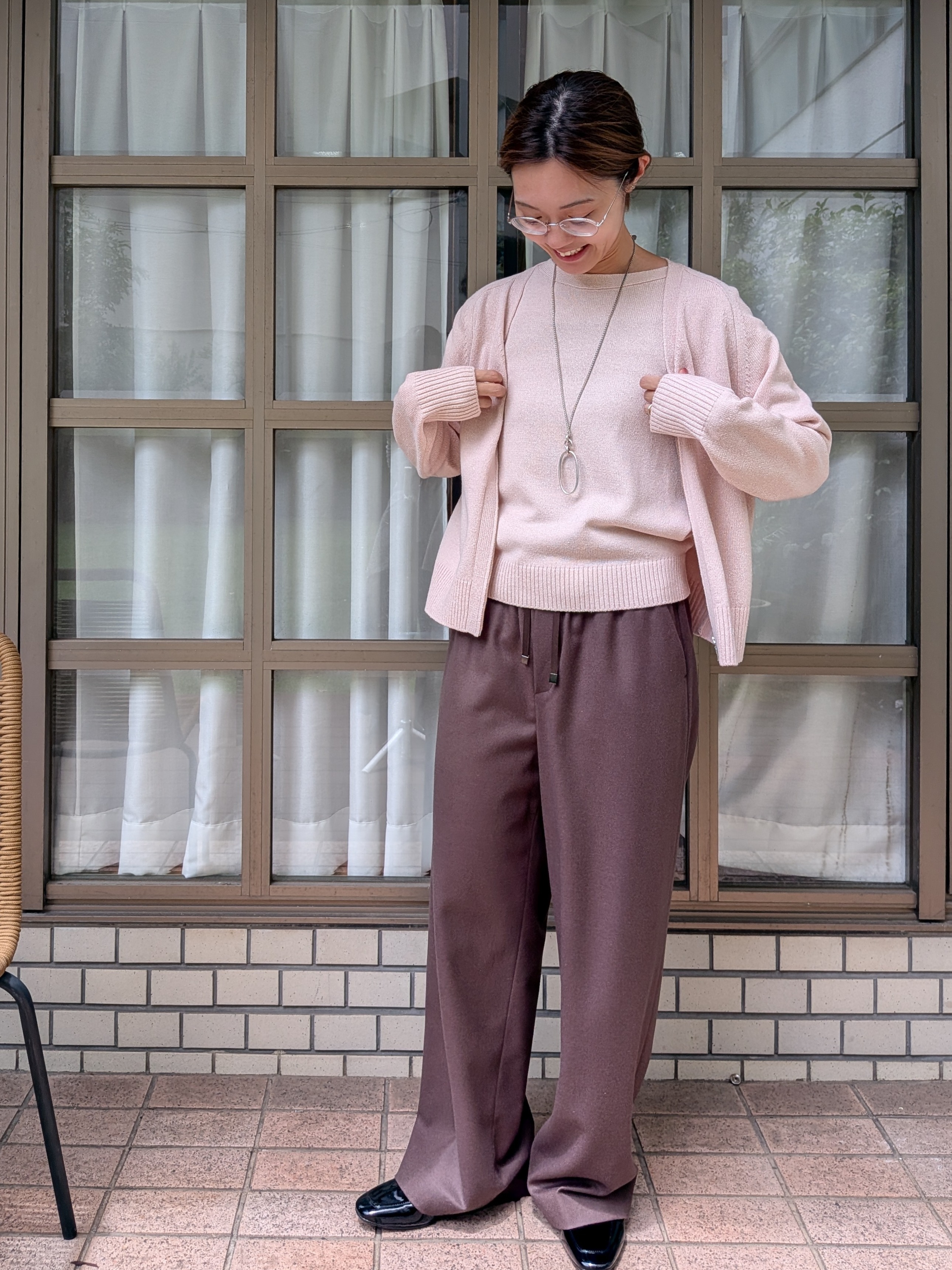 Aさんの「UNTITLED｜【店頭人気！】杢調ジップカーディガン」を使ったコーディネート