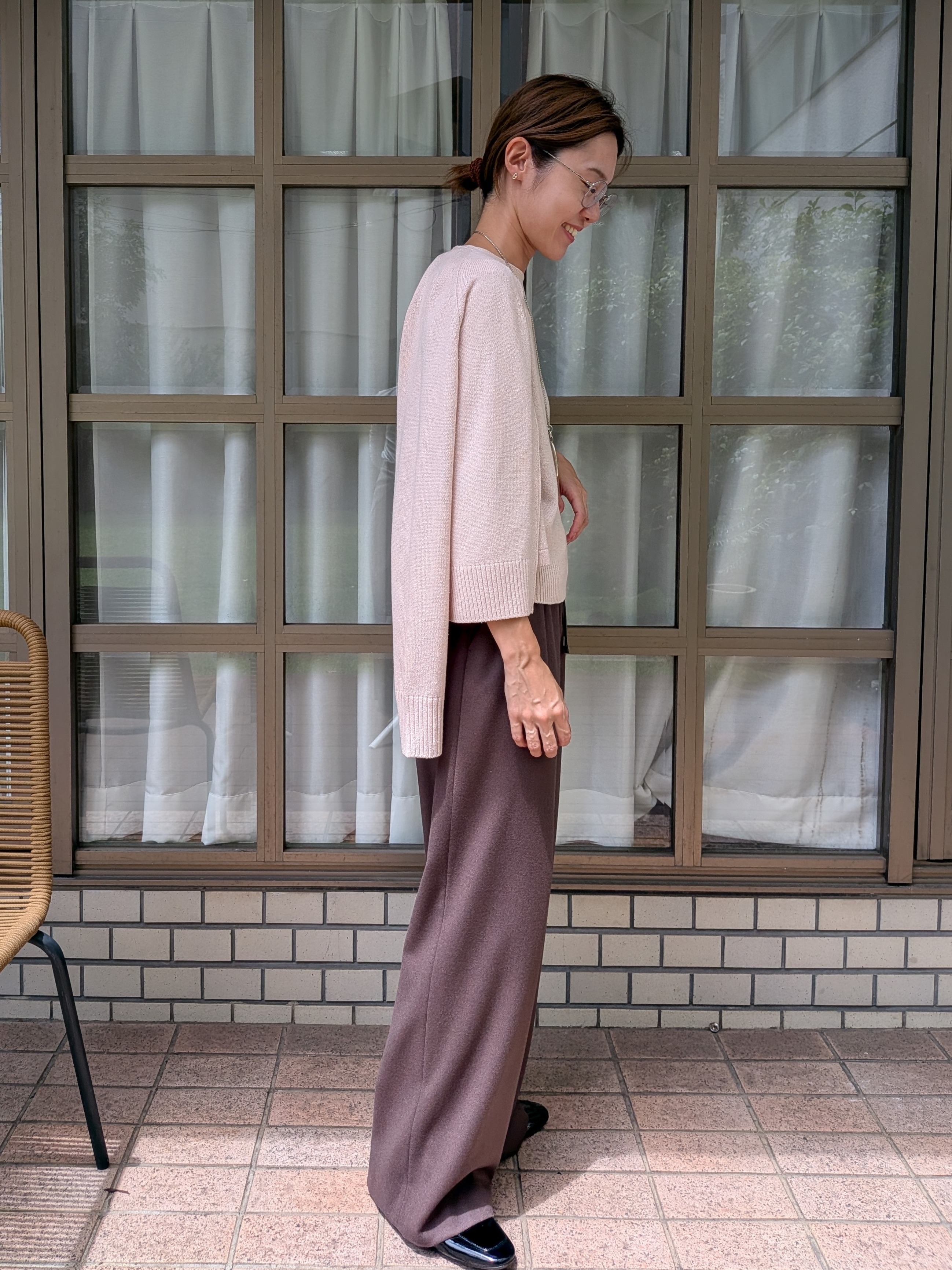 Aさんの「UNTITLED｜【店頭人気！】杢調ジップカーディガン」を使ったコーディネート