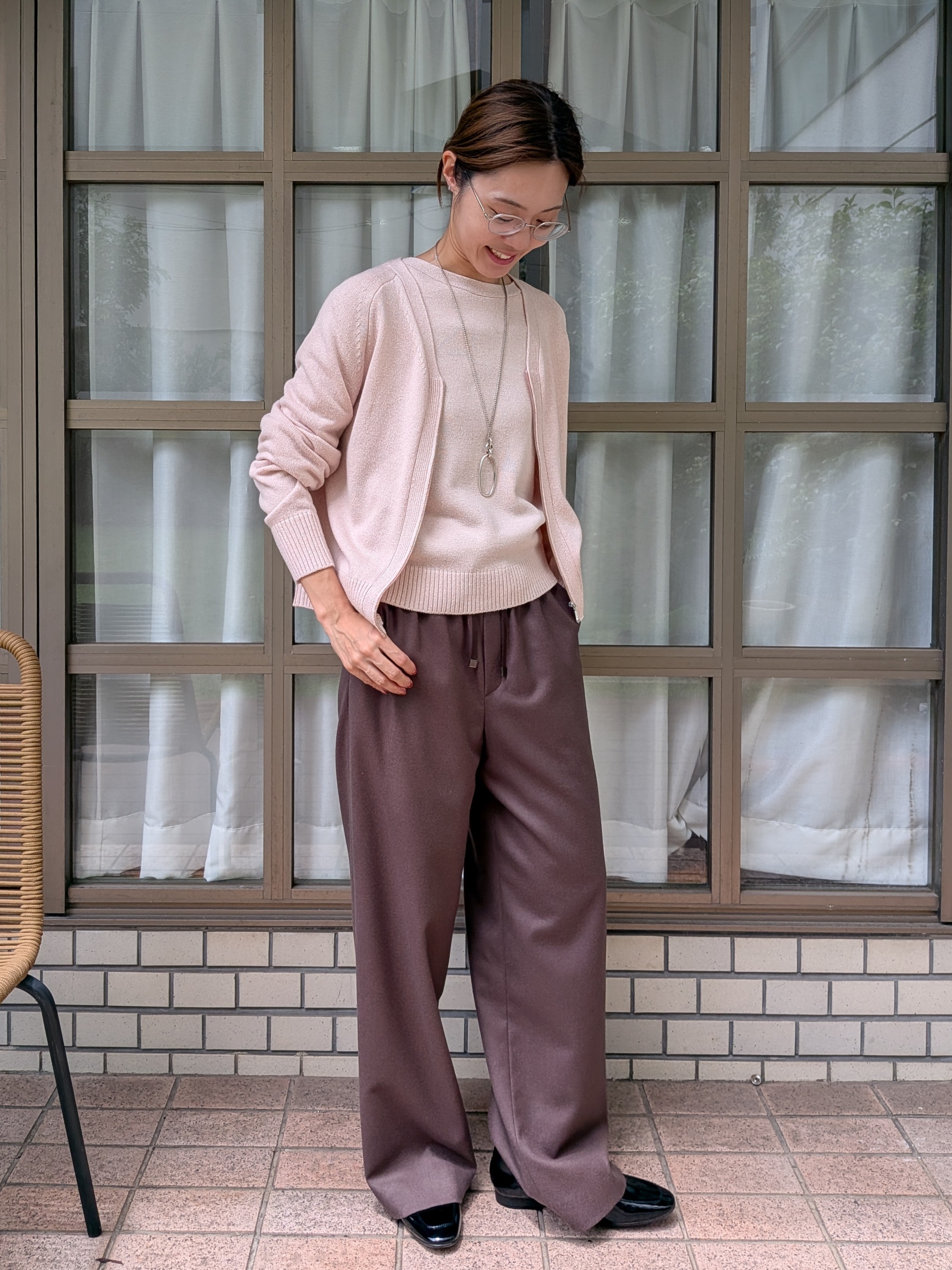 Aさんの「UNTITLED｜【店頭人気！】杢調ジップカーディガン」を使ったコーディネート