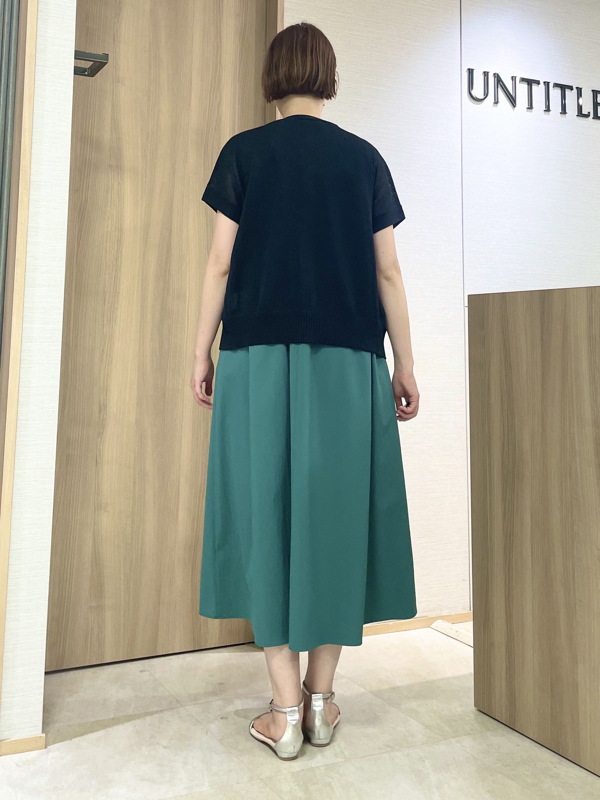 aliceさんの「UNTITLED｜【残暑も快適/接触冷感/UVカット/吸水速乾】Aラインロングワンピース」を使ったコーディネート