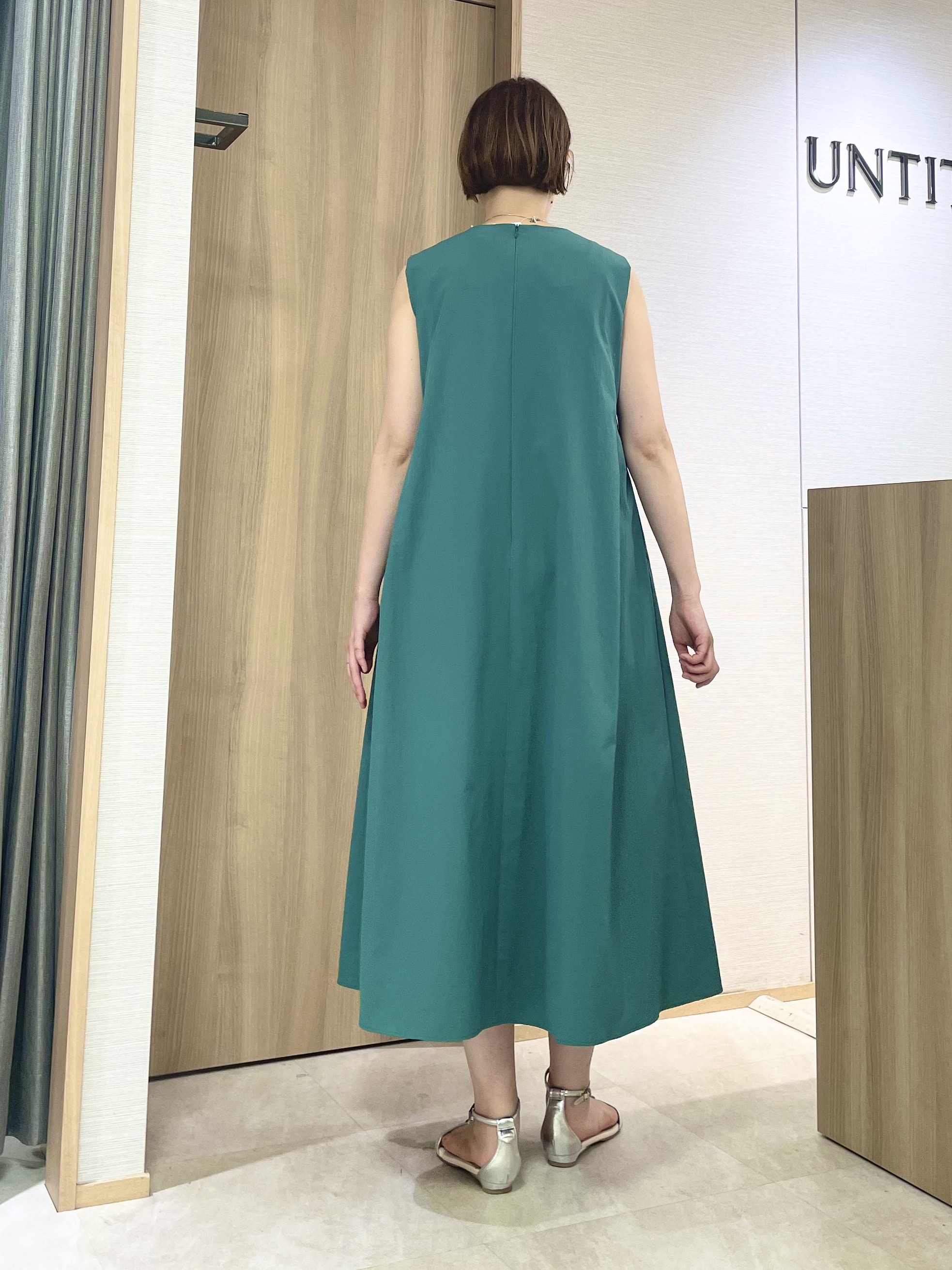 aliceさんの「UNTITLED｜【残暑も快適/接触冷感/UVカット/吸水速乾】Aラインロングワンピース」を使ったコーディネート