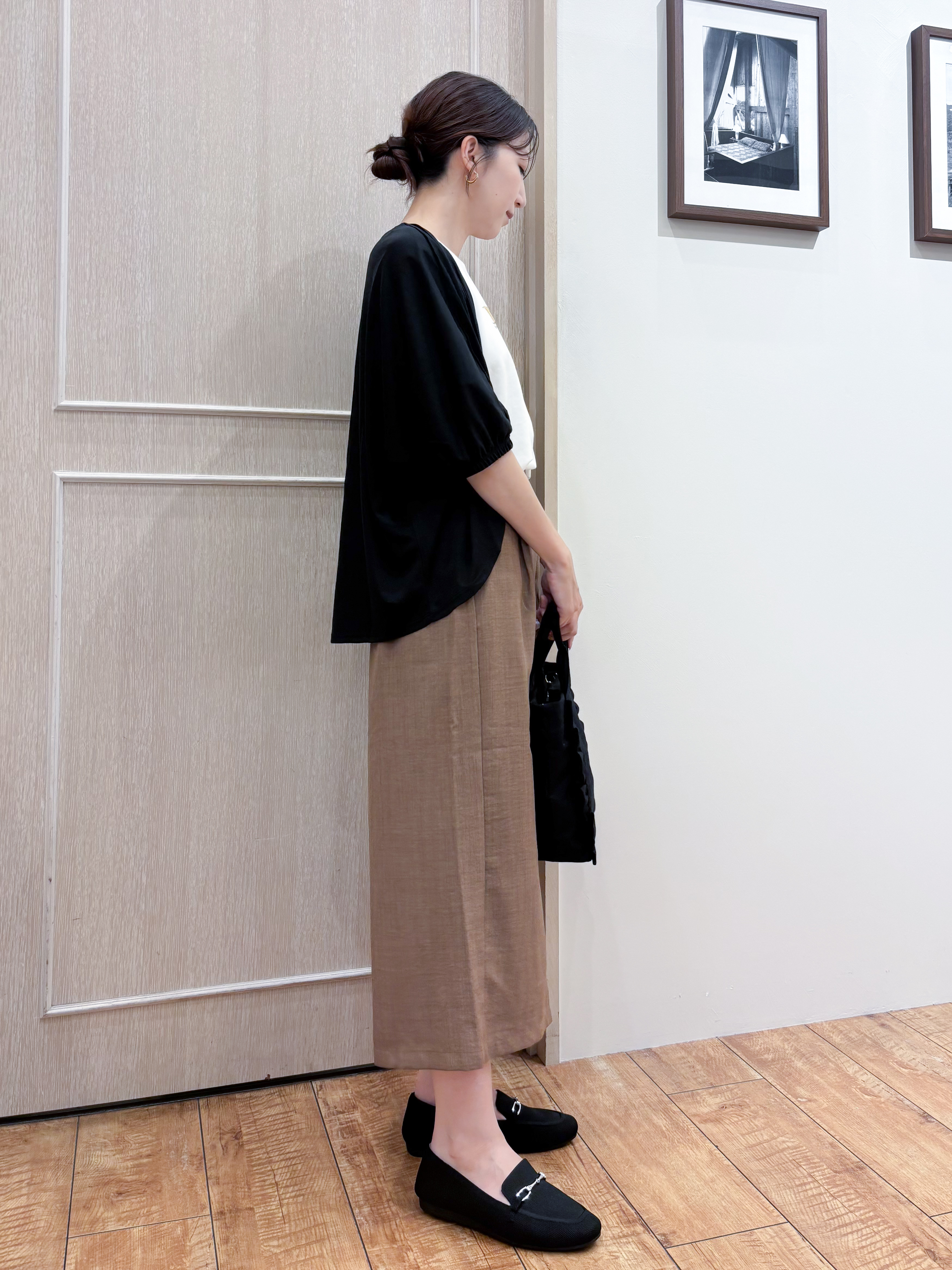 なみさんの「SHOO･LA･RUE｜【UV/体型カバー】冷房や朝晩の冷え込み対策にも さらとろ5分袖カーディガン」を使ったコーディネート