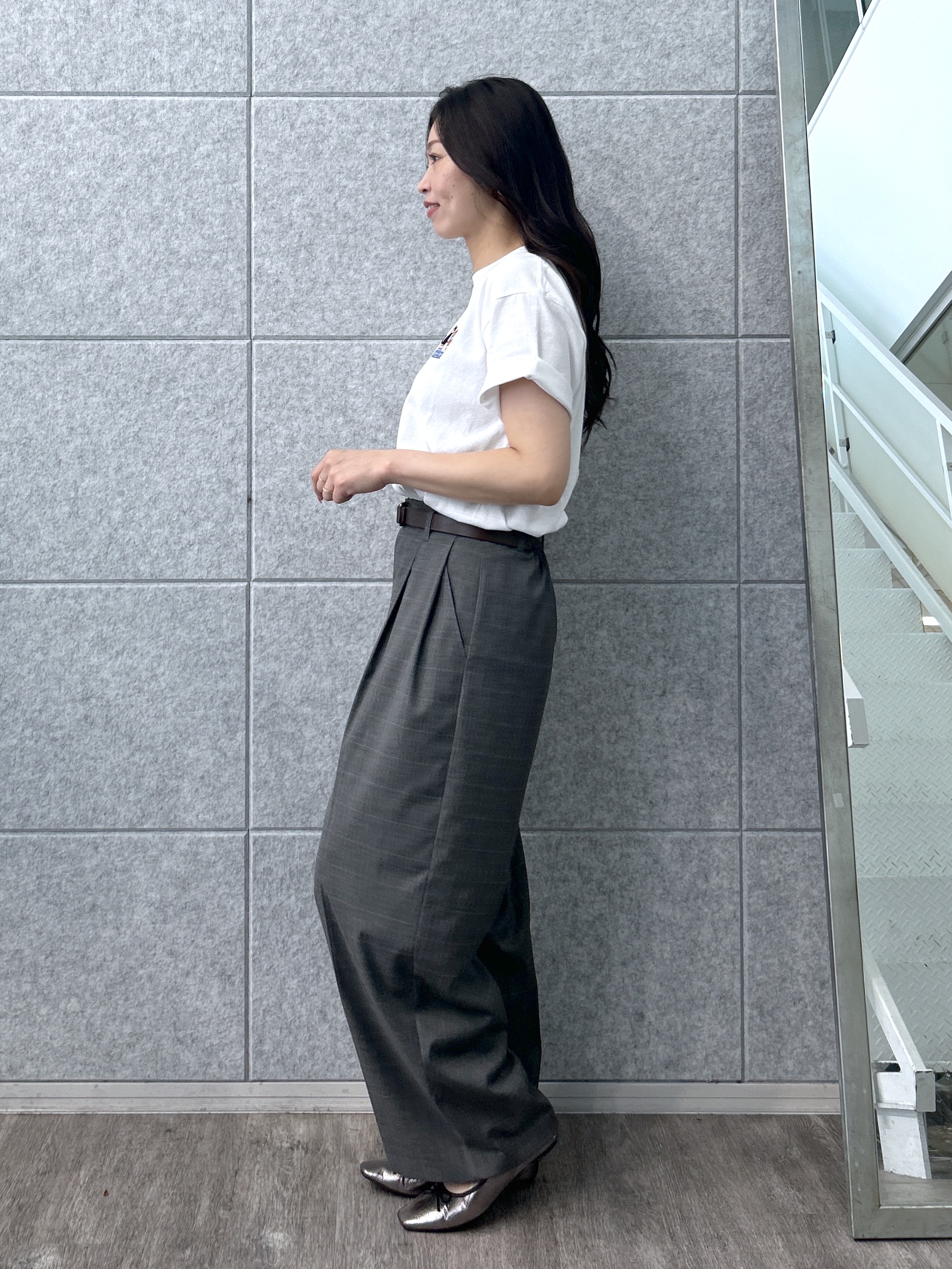 Kaiさんの「Dessin｜UMAO&times;Dessinコラボ 刺繍Tシャツ」を使ったコーディネート