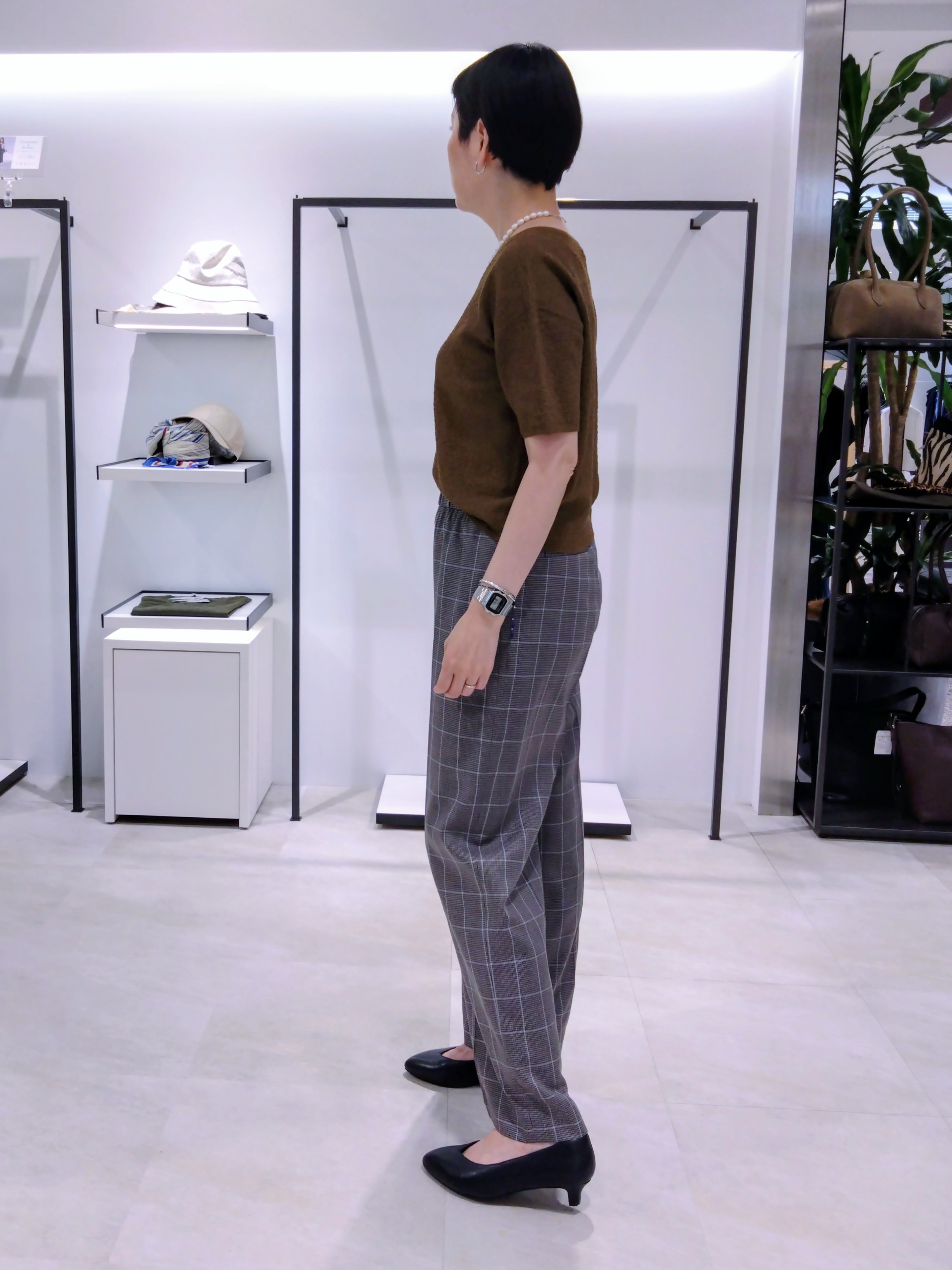 まちこさんの「UNTITLED｜【セットアップ可/ストレッチ性】ドライタッチニットプルオーバー」を使ったコーディネート