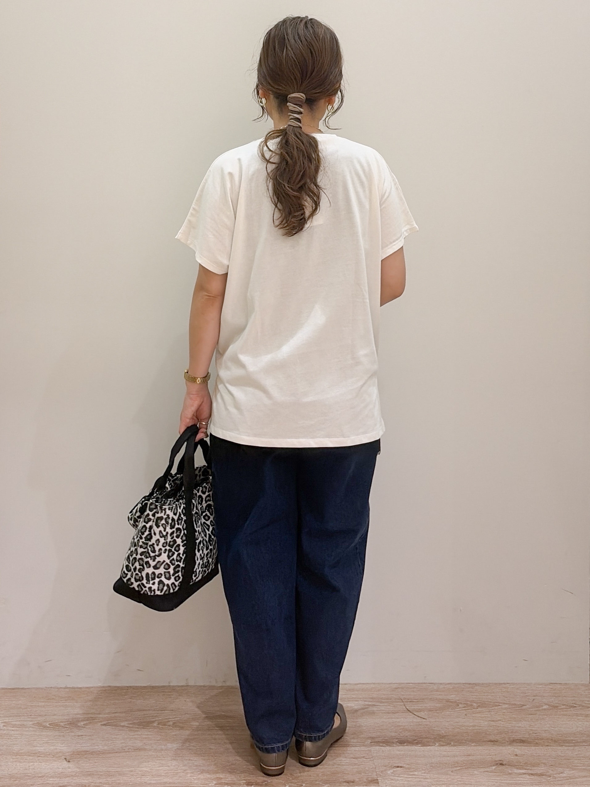 risayanさんの「OPAQUE.CLIP｜フォトプリントTシャツ【洗濯機OK】」を使ったコーディネート