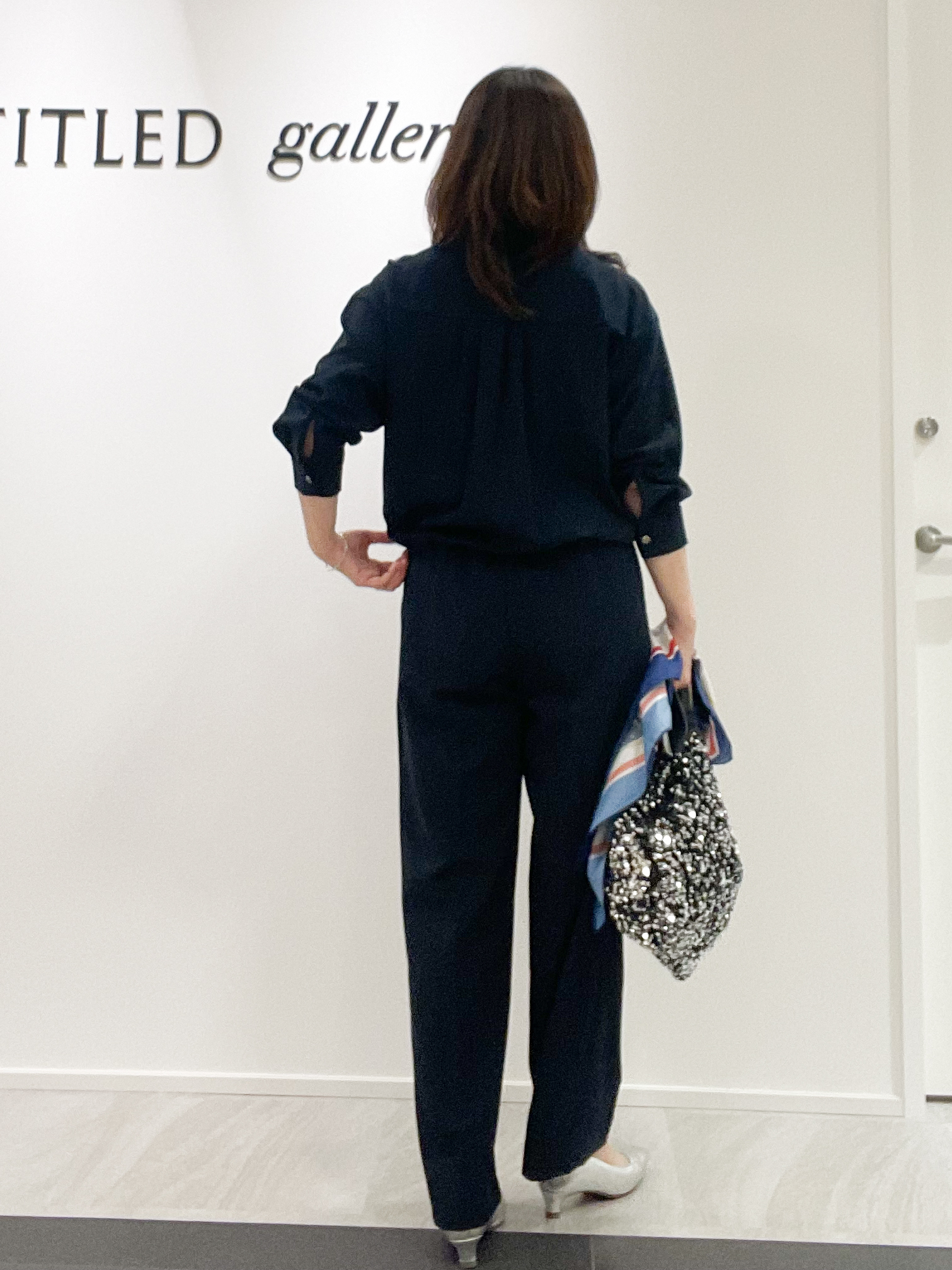 めいさんの「UNTITLED｜【秋羽織り/セットアップ可/UVカット】エアリークールドロストシャツ」を使ったコーディネート