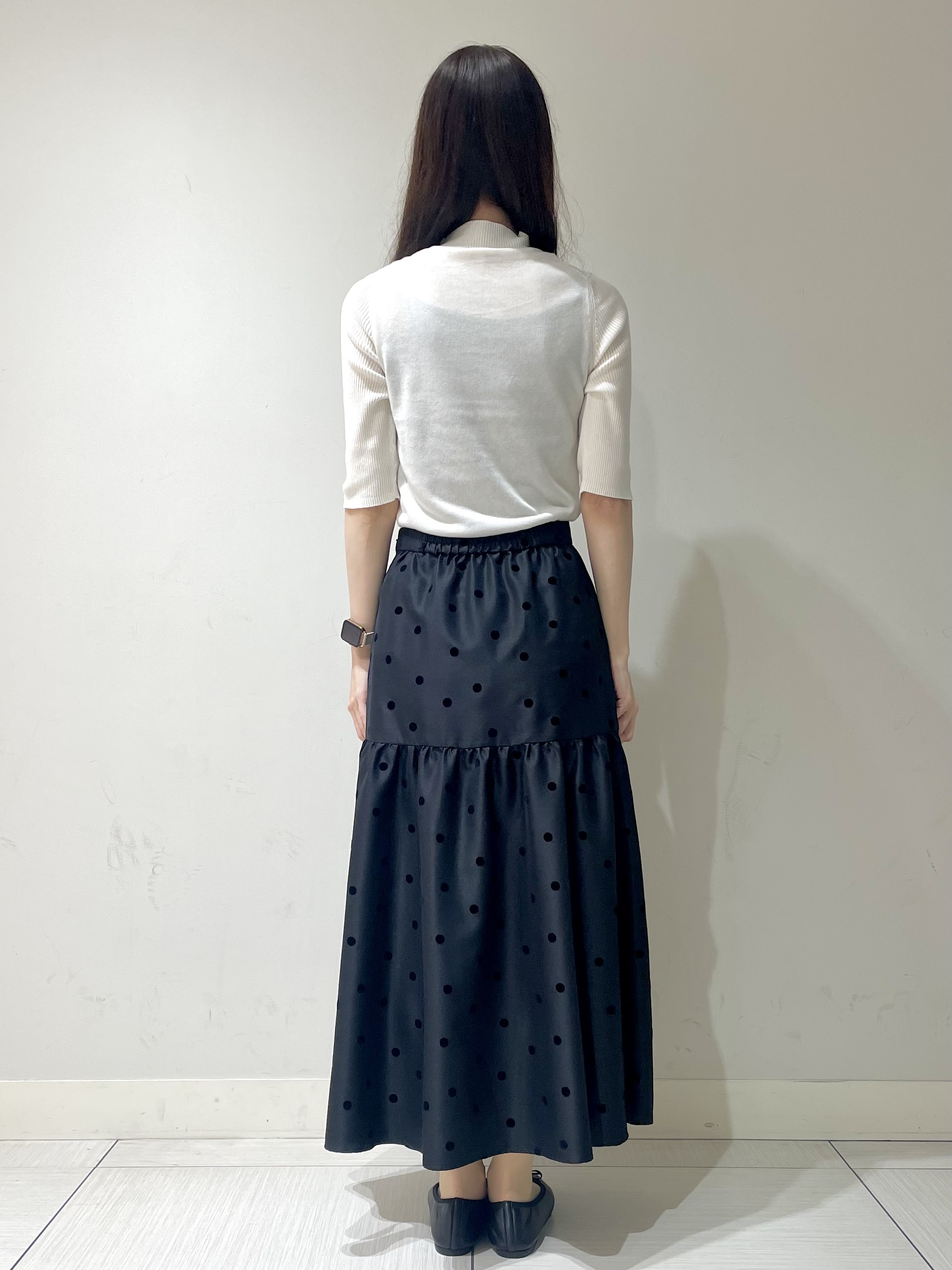 ことさんの「DRESSTERIOR｜【接触冷感】クールタッチ ハーフスリーブニット」を使ったコーディネート