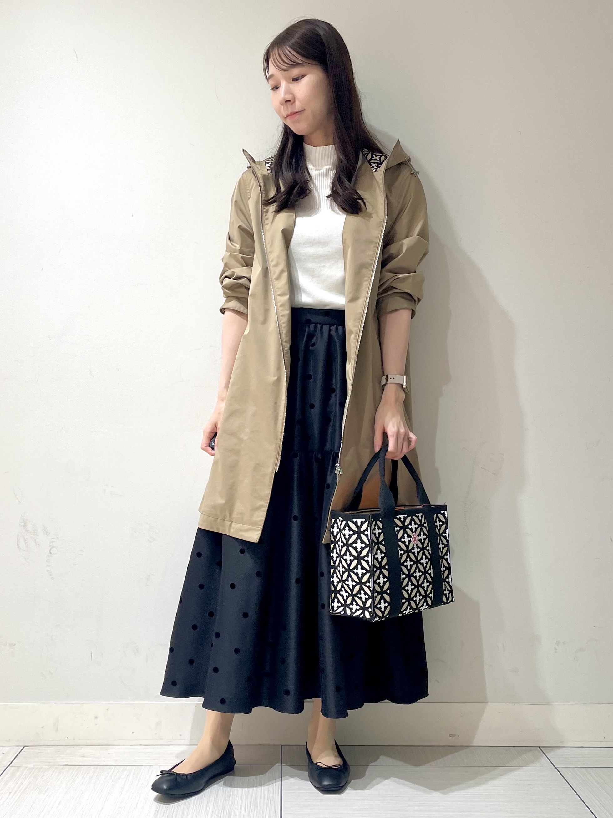 ことさんの「DRESSTERIOR｜【接触冷感】クールタッチ ハーフスリーブニット」を使ったコーディネート