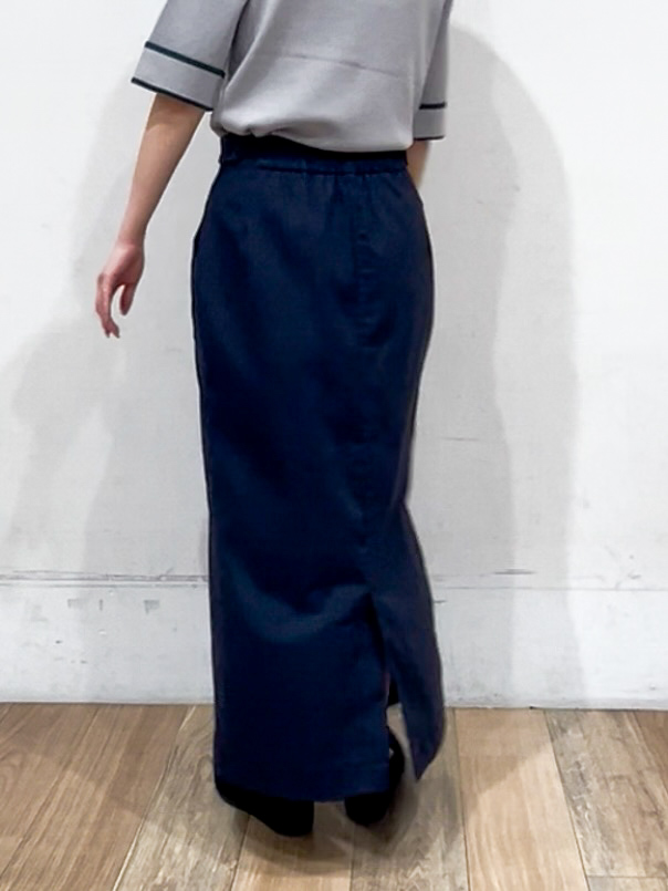 山さんさんの「grove｜新色追加！【シリーズ累計36万枚/名品ニット】やわらかドライタッチ 袖メッシュ編みニット」を使ったコーディネート