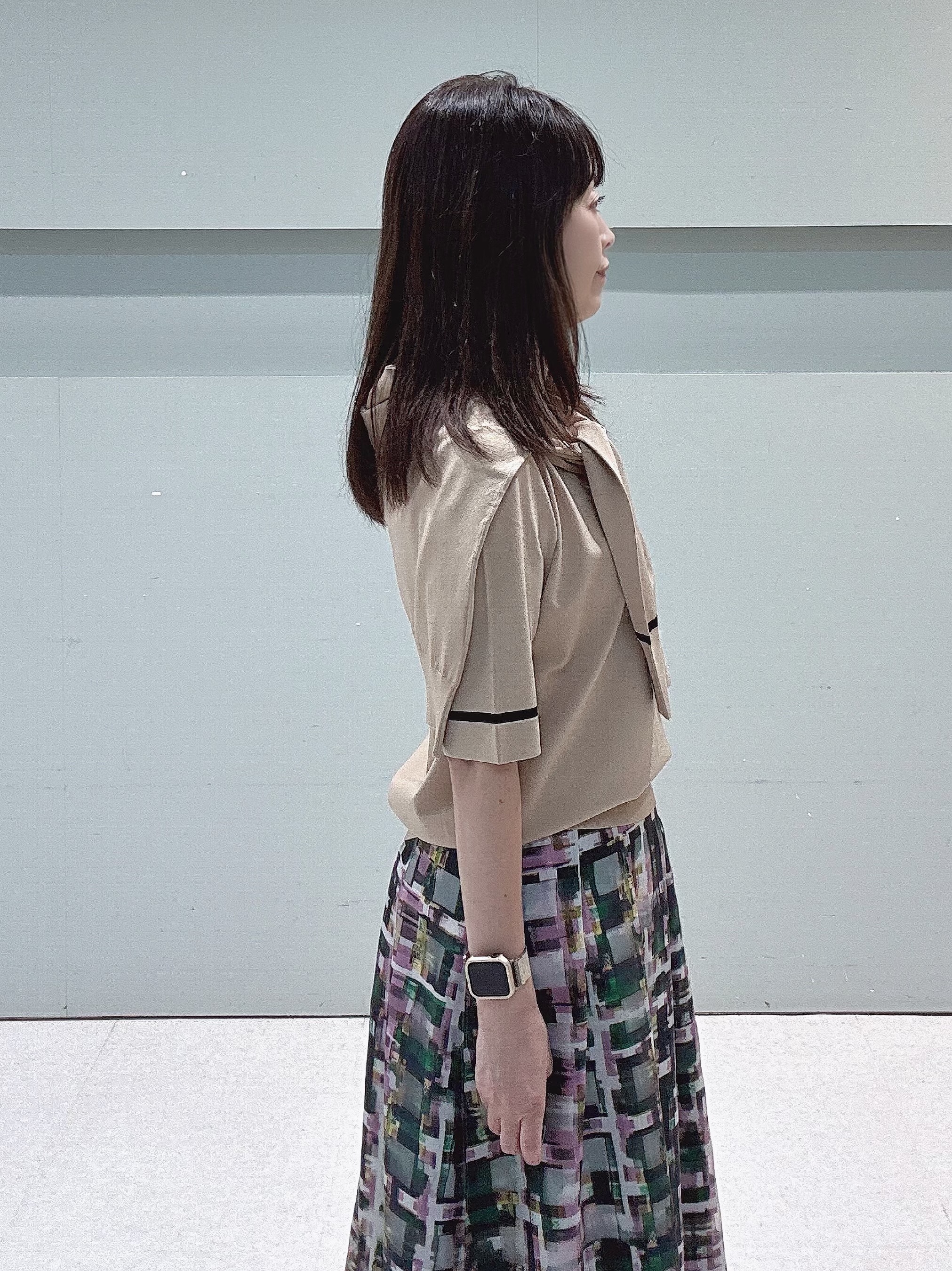 makiさんの「UNTITLED｜【アンサンブル可能/秋羽織り】コンパクトニットカーディガン」を使ったコーディネート