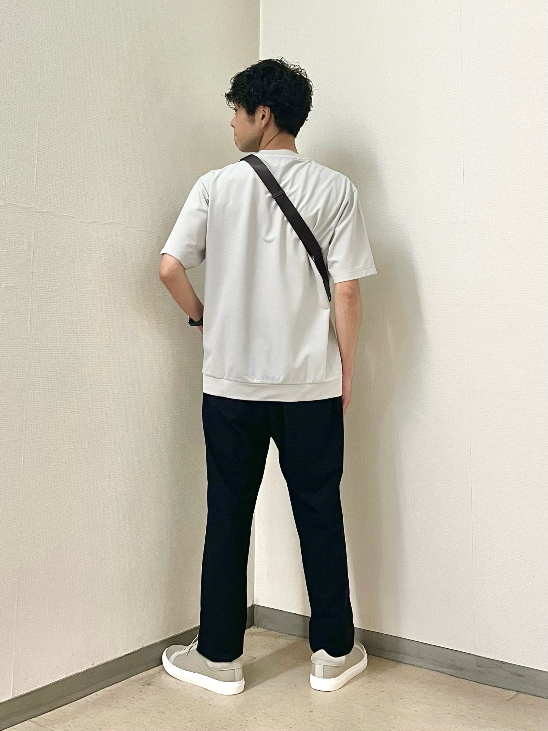 URAさんの「TAKEO KIKUCHI｜リネン ライク 鹿の子 ヘンリー ハーフ ヘンリー ネック」を使ったコーディネート