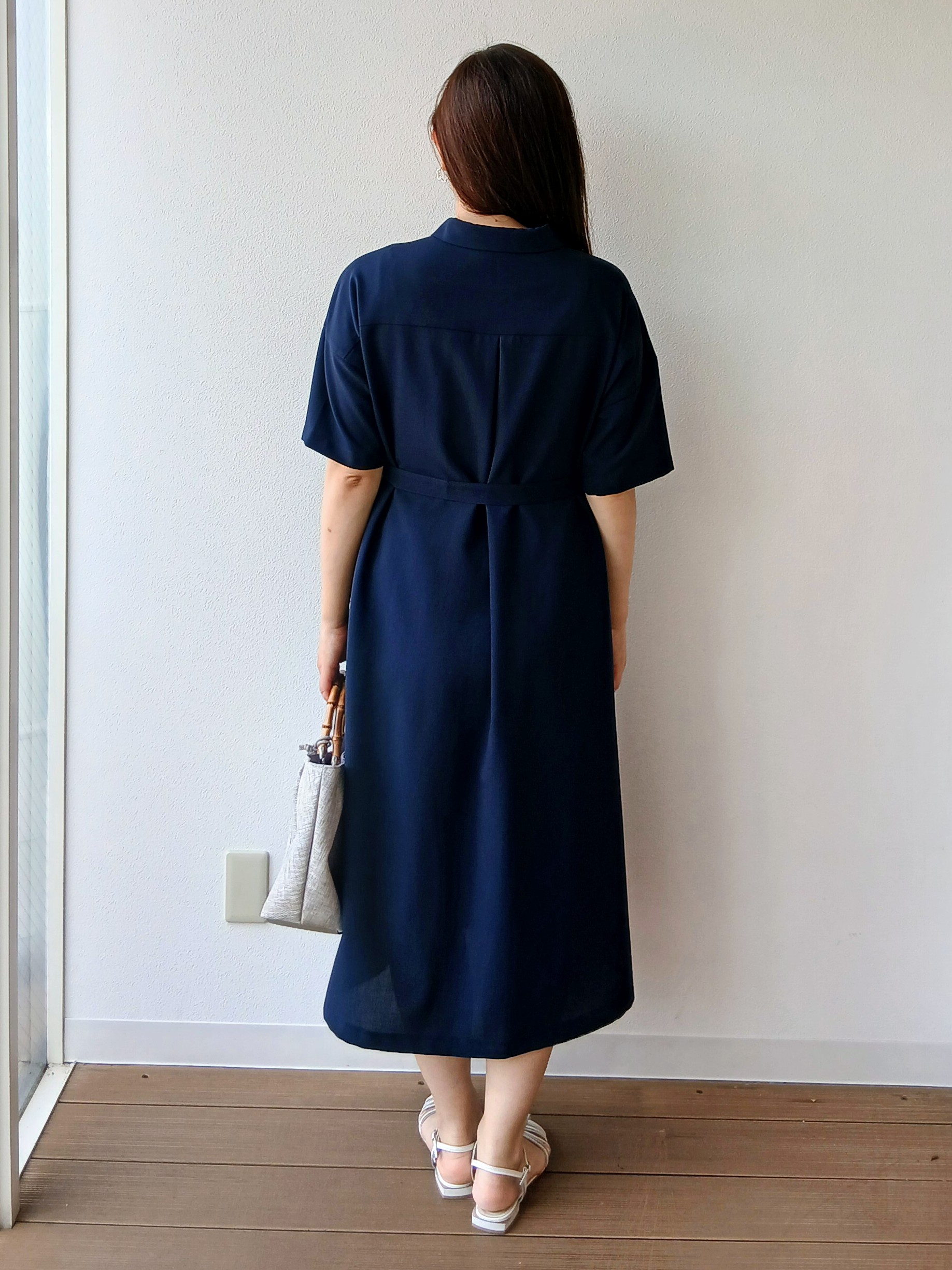 なみきさんの「UNTITLED｜【初秋も活躍/UVカット/接触冷感】エアリークールワンピース」を使ったコーディネート