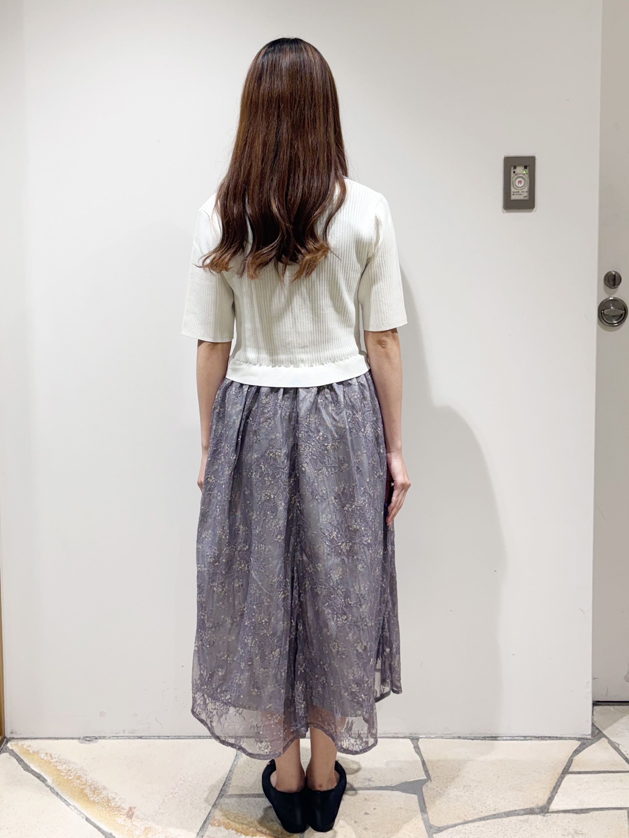 みあたんさんの「index｜花柄ドッキング衿付きワンピース【洗濯機OK】」を使ったコーディネート
