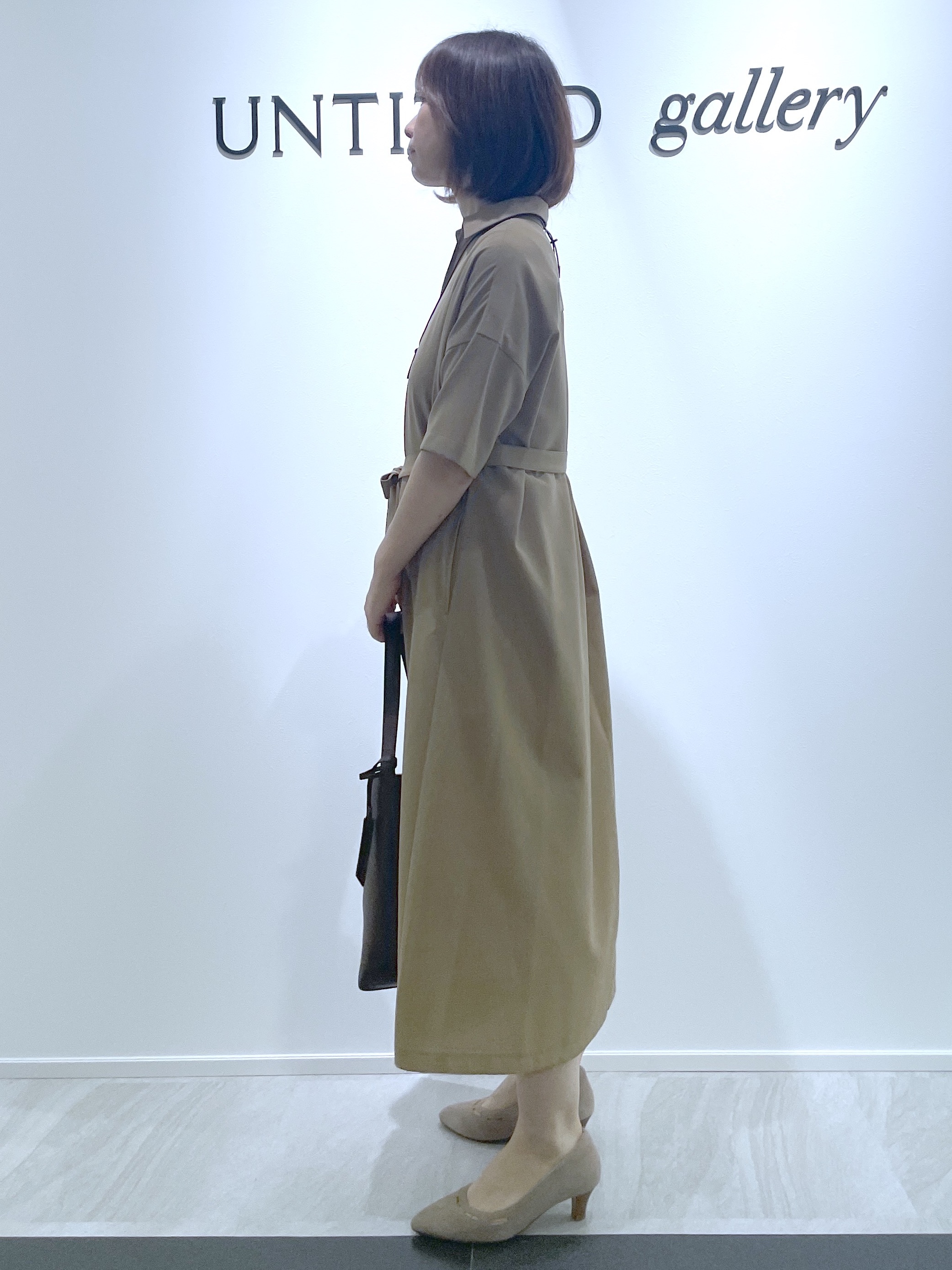 hanaさんの「UNTITLED｜【初秋も活躍/UVカット/接触冷感】エアリークールワンピース」を使ったコーディネート