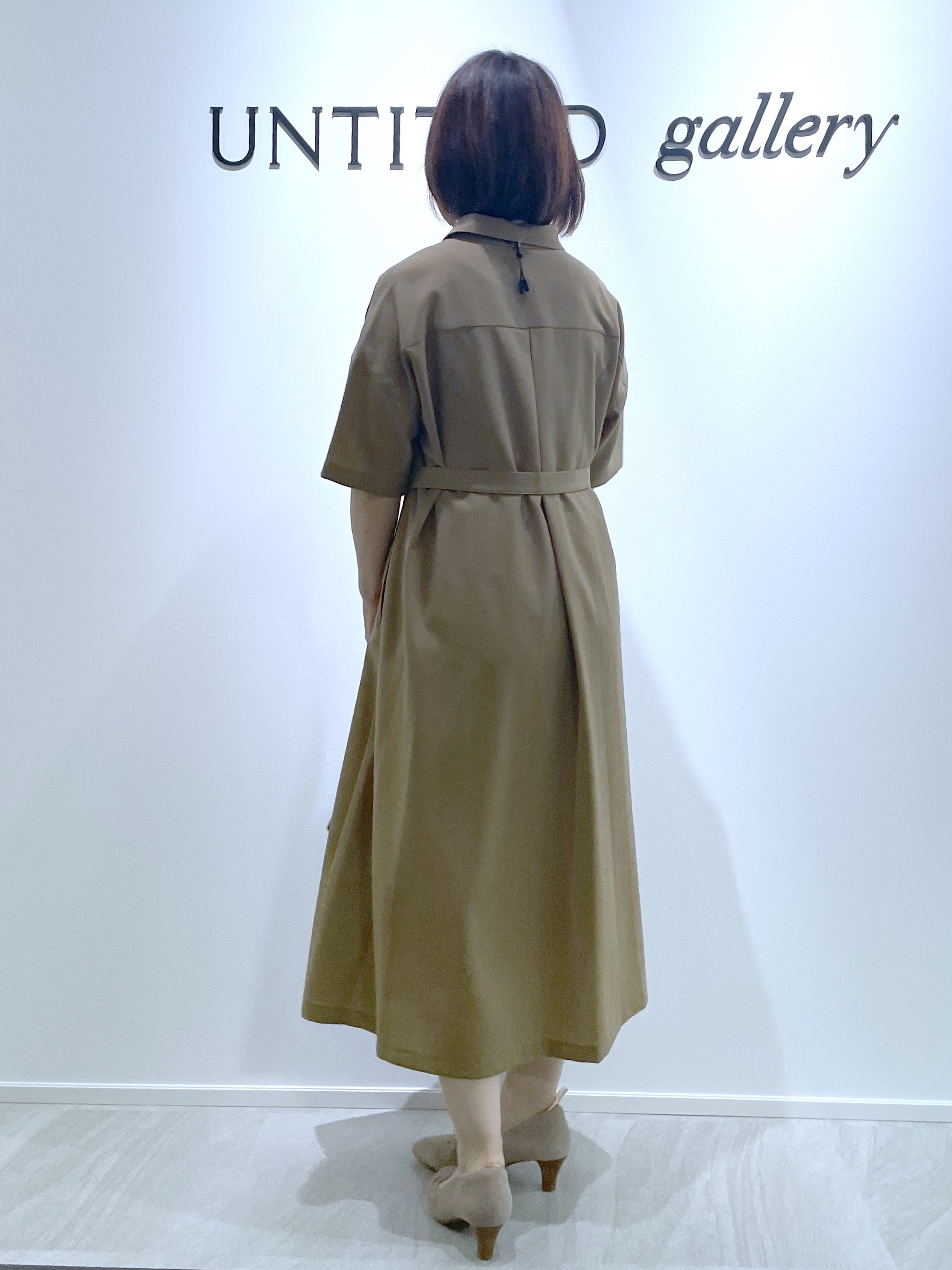 hanaさんの「UNTITLED｜【初秋も活躍/UVカット/接触冷感】エアリークールワンピース」を使ったコーディネート