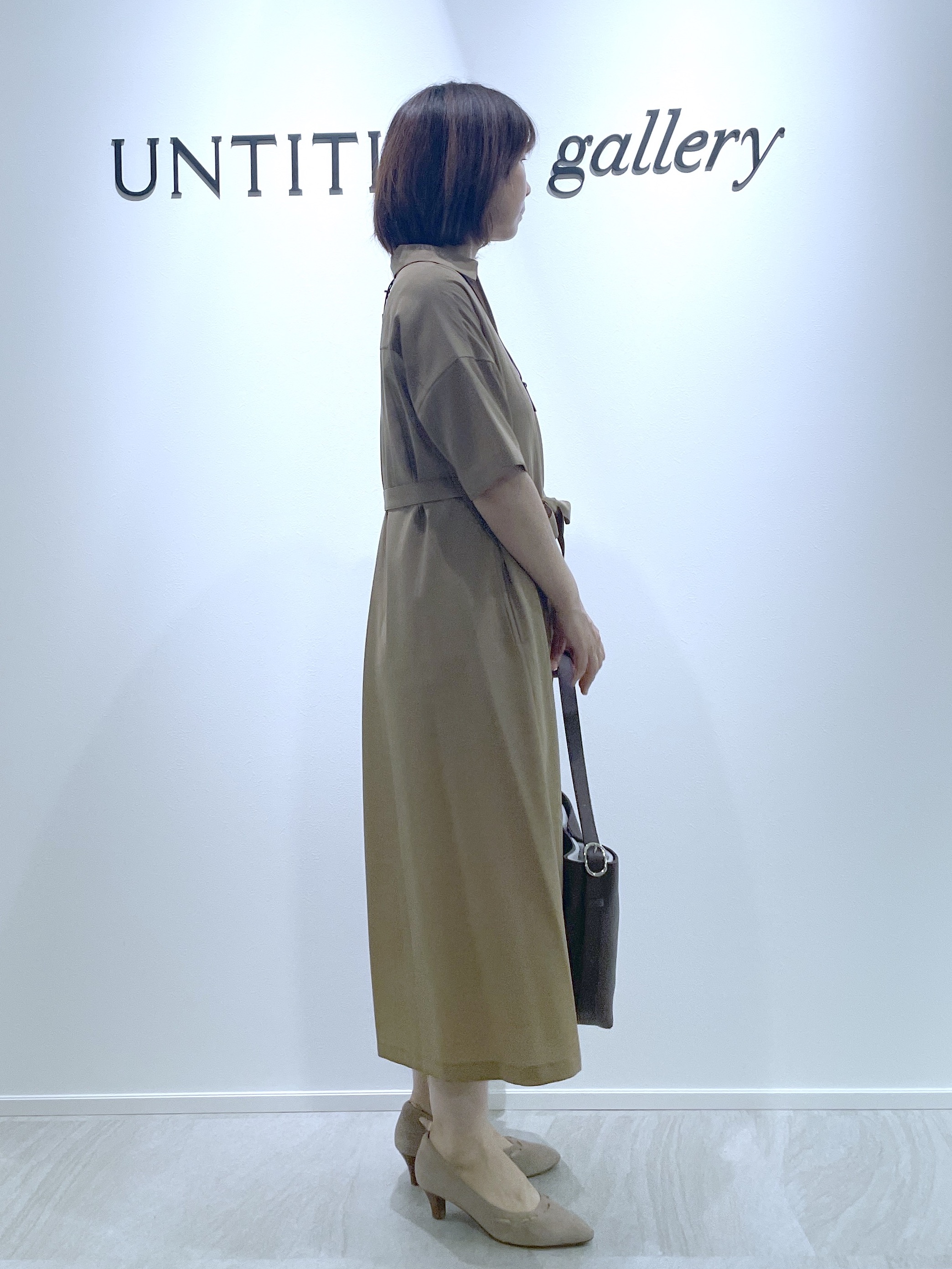 hanaさんの「UNTITLED｜【初秋も活躍/UVカット/接触冷感】エアリークールワンピース」を使ったコーディネート