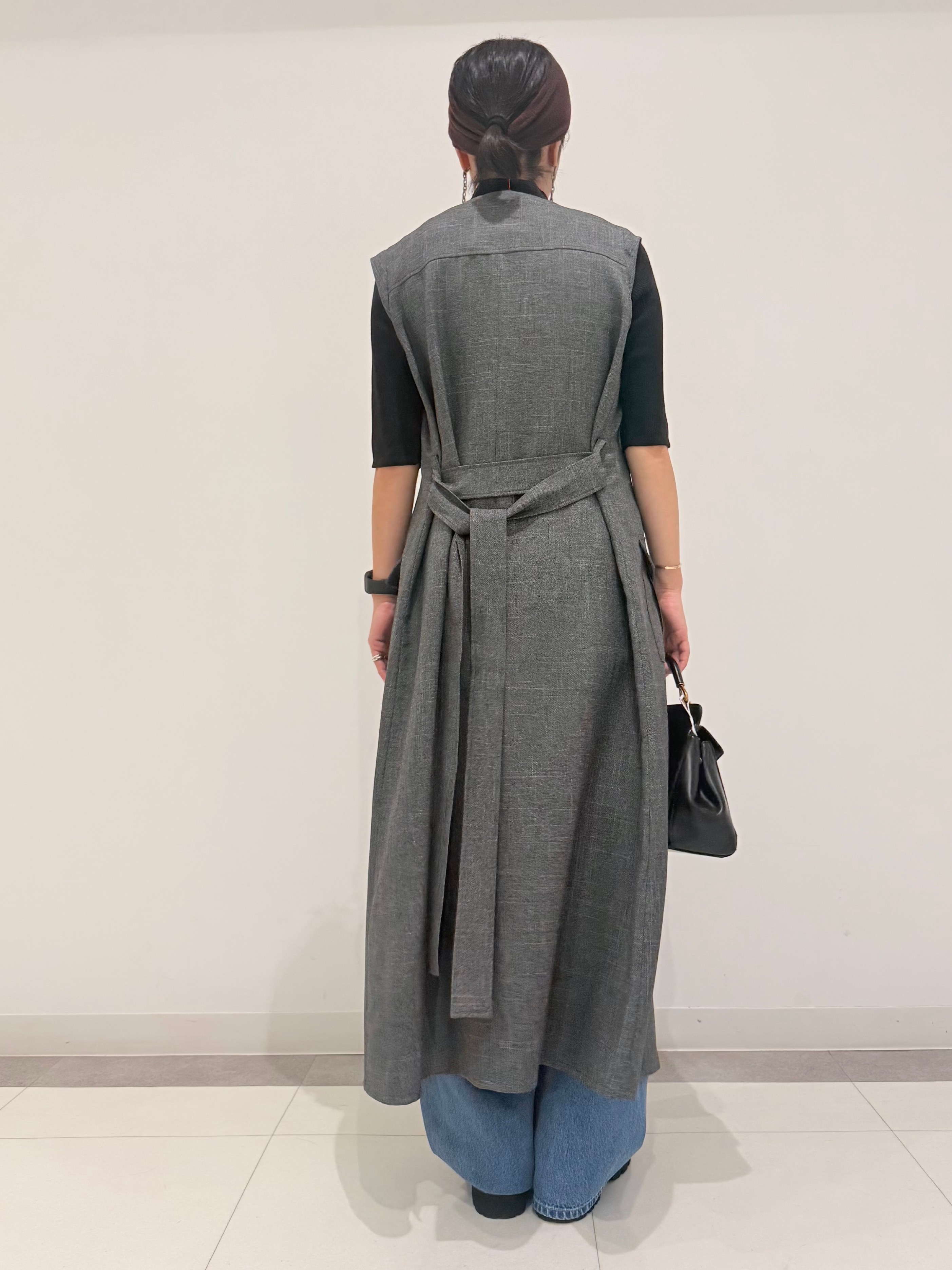 MIYAKAWAさんの「DRESSTERIOR｜【ウォッシャブル】ツイードライクワンピース」を使ったコーディネート