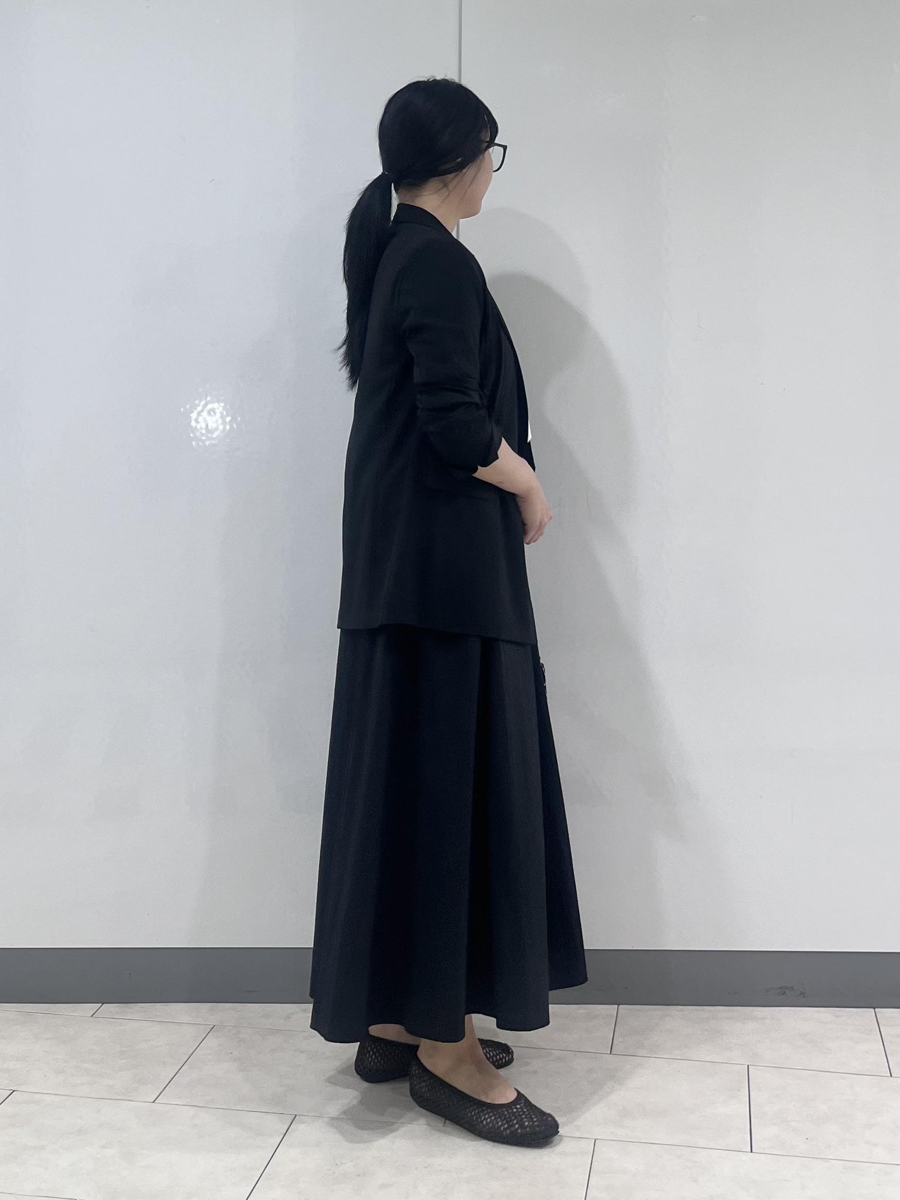hasuさんの「INDIVI｜【接触冷感/UVケア/着る日傘】ダブルジャケット」を使ったコーディネート