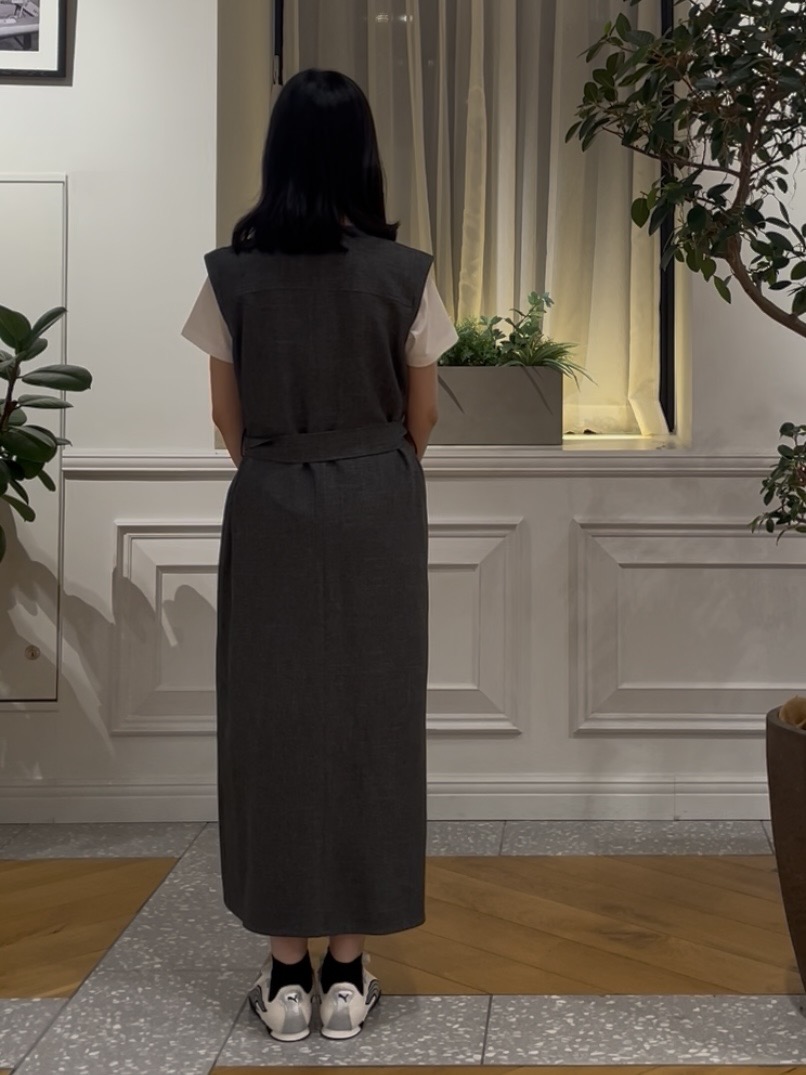 Lilyさんの「DRESSTERIOR｜【ウォッシャブル】ツイードライクワンピース」を使ったコーディネート