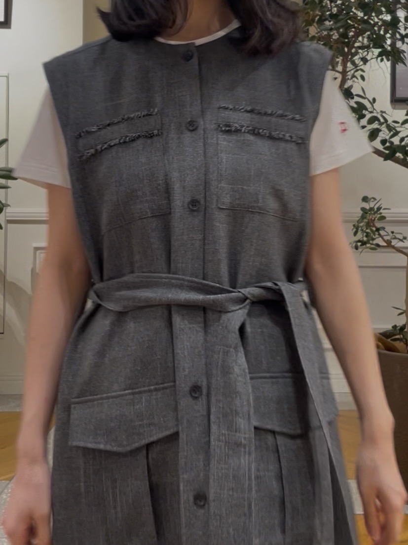 Lilyさんの「DRESSTERIOR｜【ウォッシャブル】ツイードライクワンピース」を使ったコーディネート