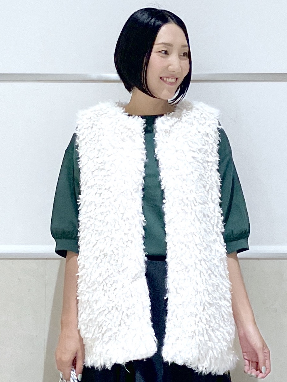 eriko さんの「Dessin｜【高レビュー/洗える/XS-L】バックヘンリーミニ裏毛 5分袖」を使ったコーディネート