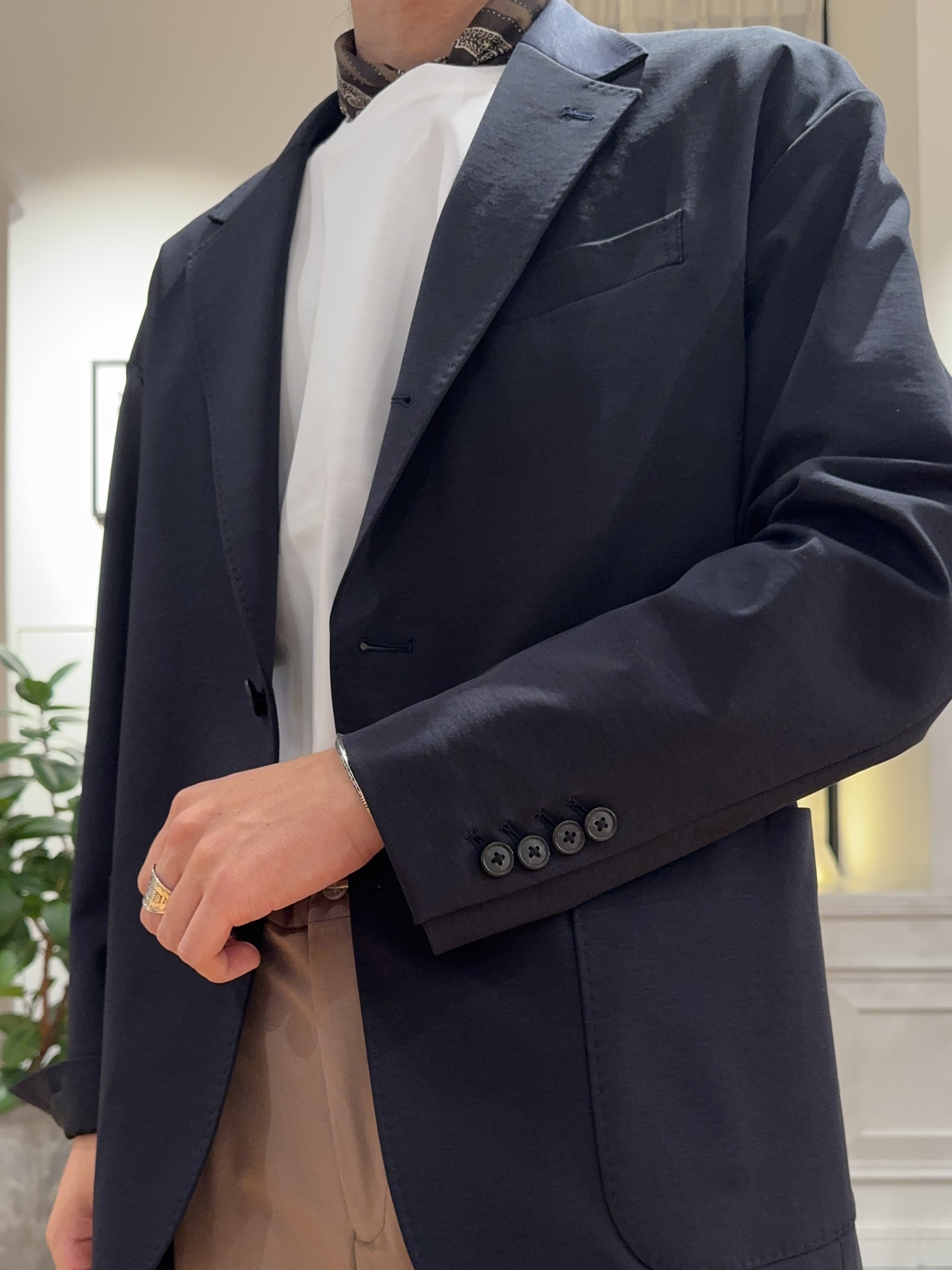 kawarataniさんの「DRESSTERIOR｜【干場義雅&times;MOVB&times;DRESSTERIOR】トリプルコラボ DUPLEX COTTON コンフォー」を使ったコーディネート